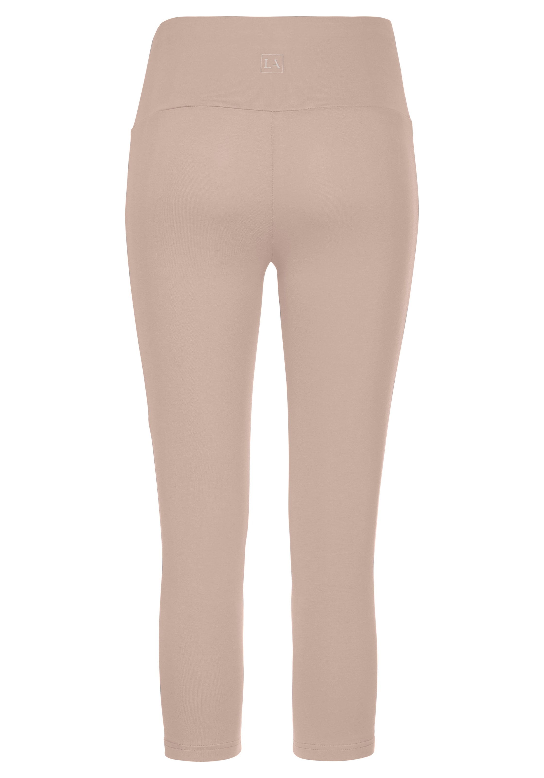 LASCANA Caprileggings, mit breitem weichem Bündchen, Loungewear