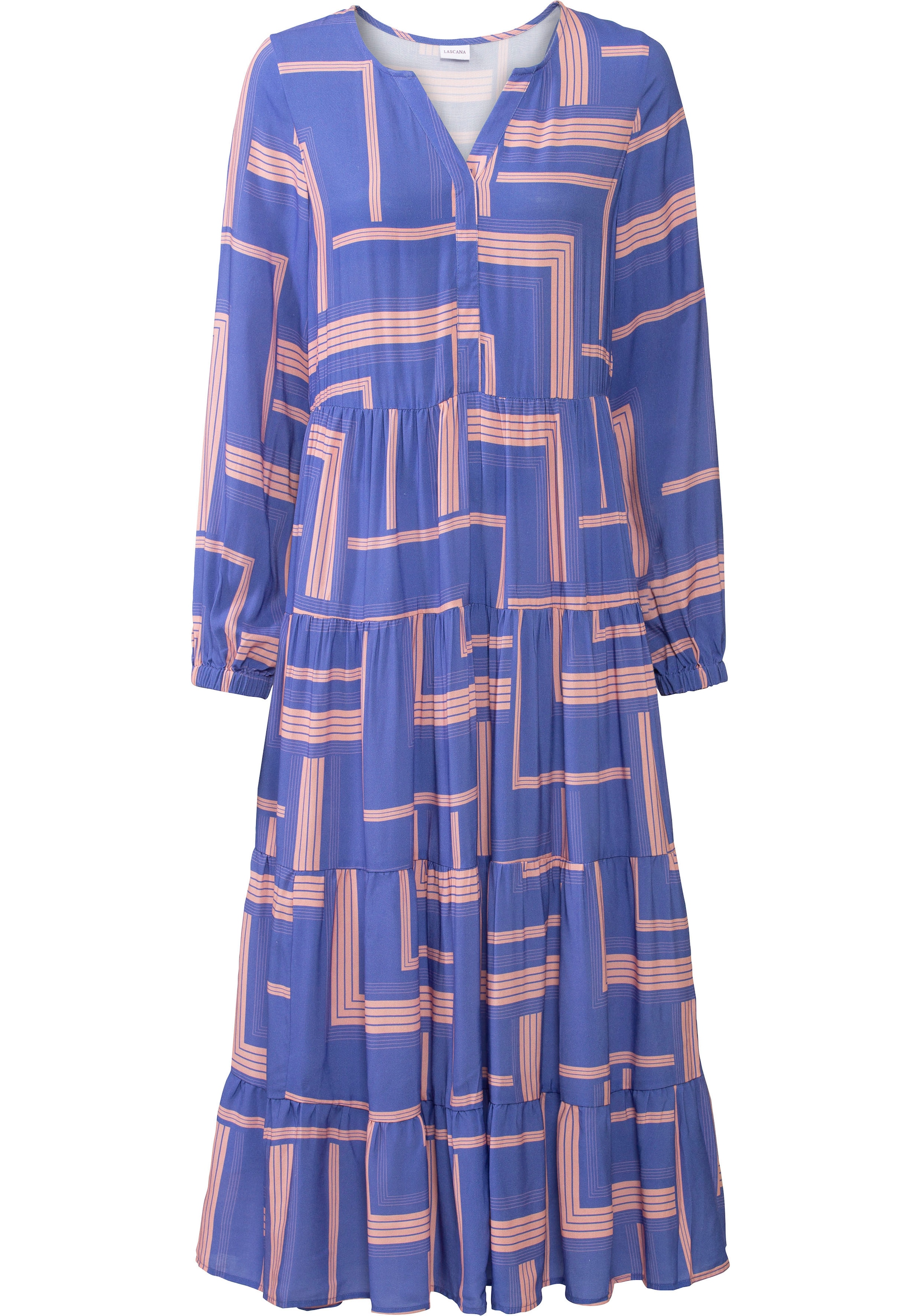 LASCANA Maxikleid, mit grafischem Druck