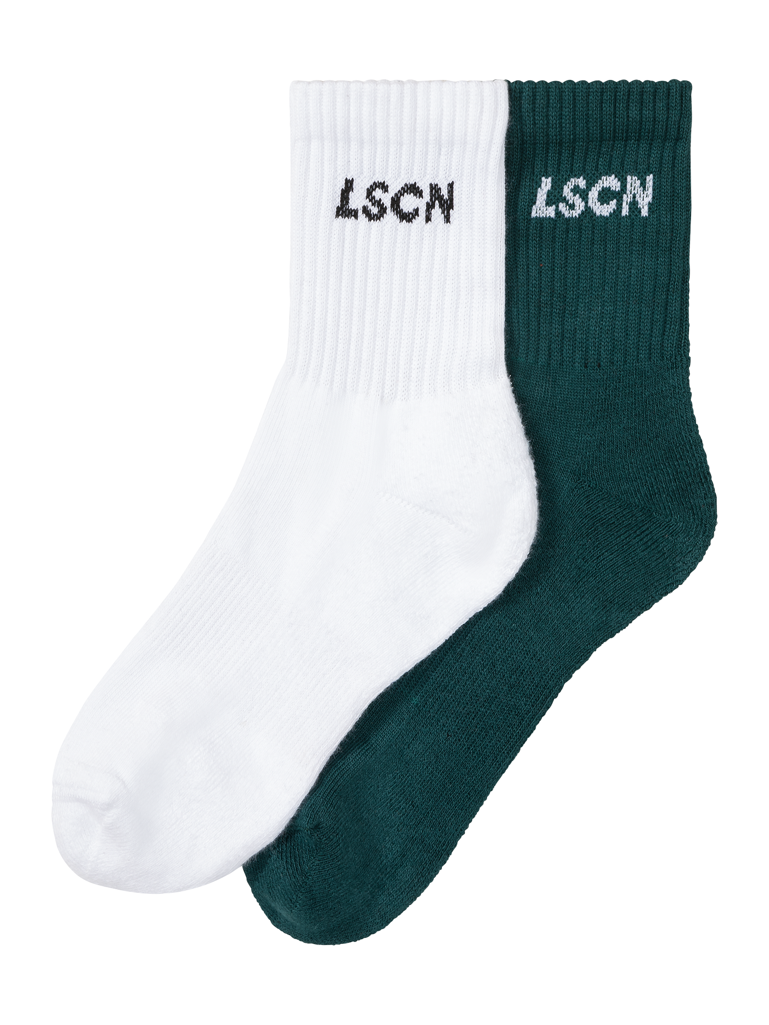 LSCN by LASCANA Tennissocken Packung, 2 Paar tlg. mit  Halbfußfrottee