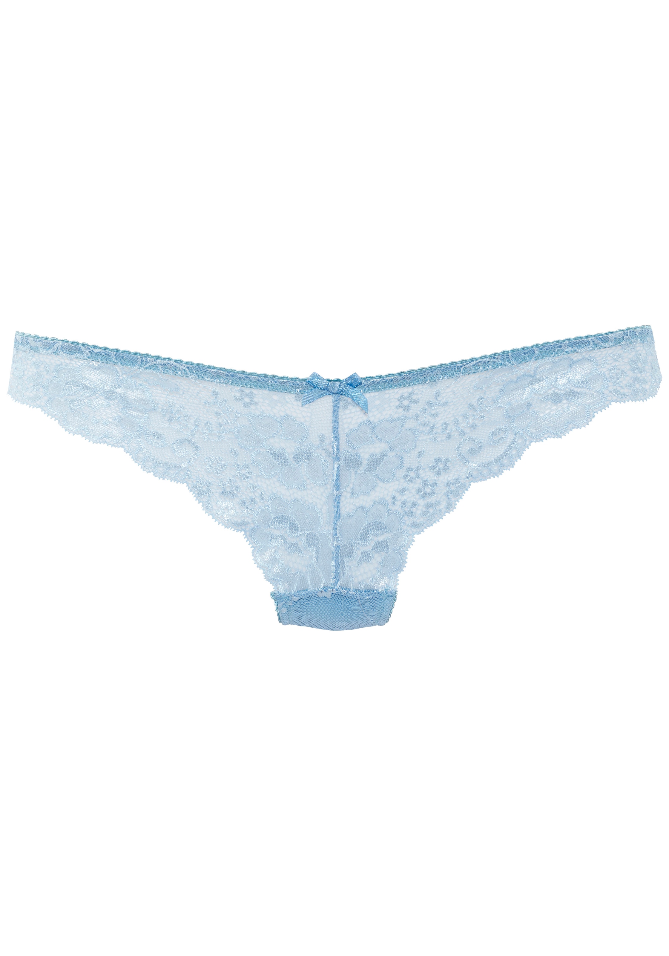 LASCANA String, aus schöner Vollspitze und Schleife