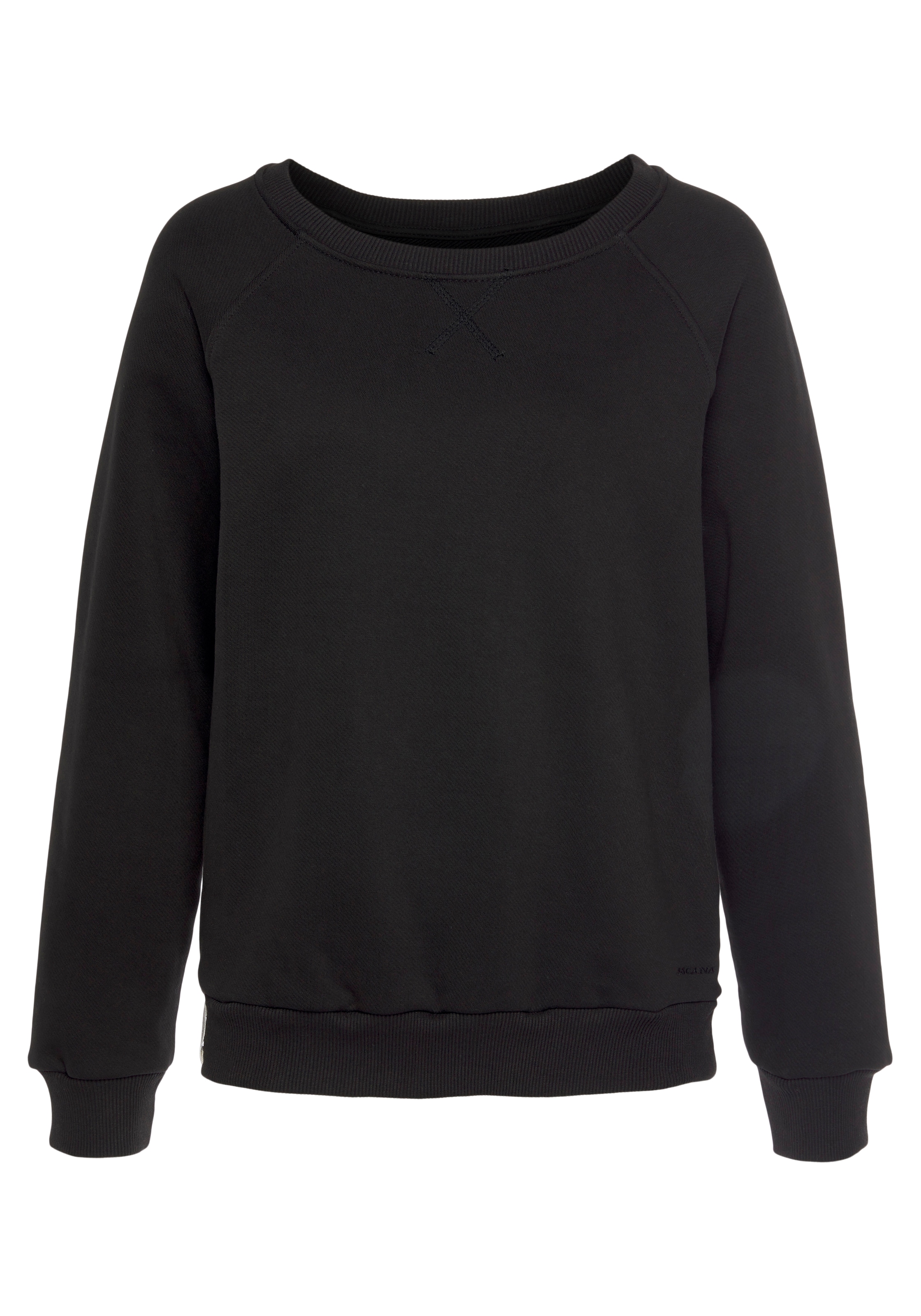 LASCANA Sweatshirt, aus organischer Baumwolle, Loungewear