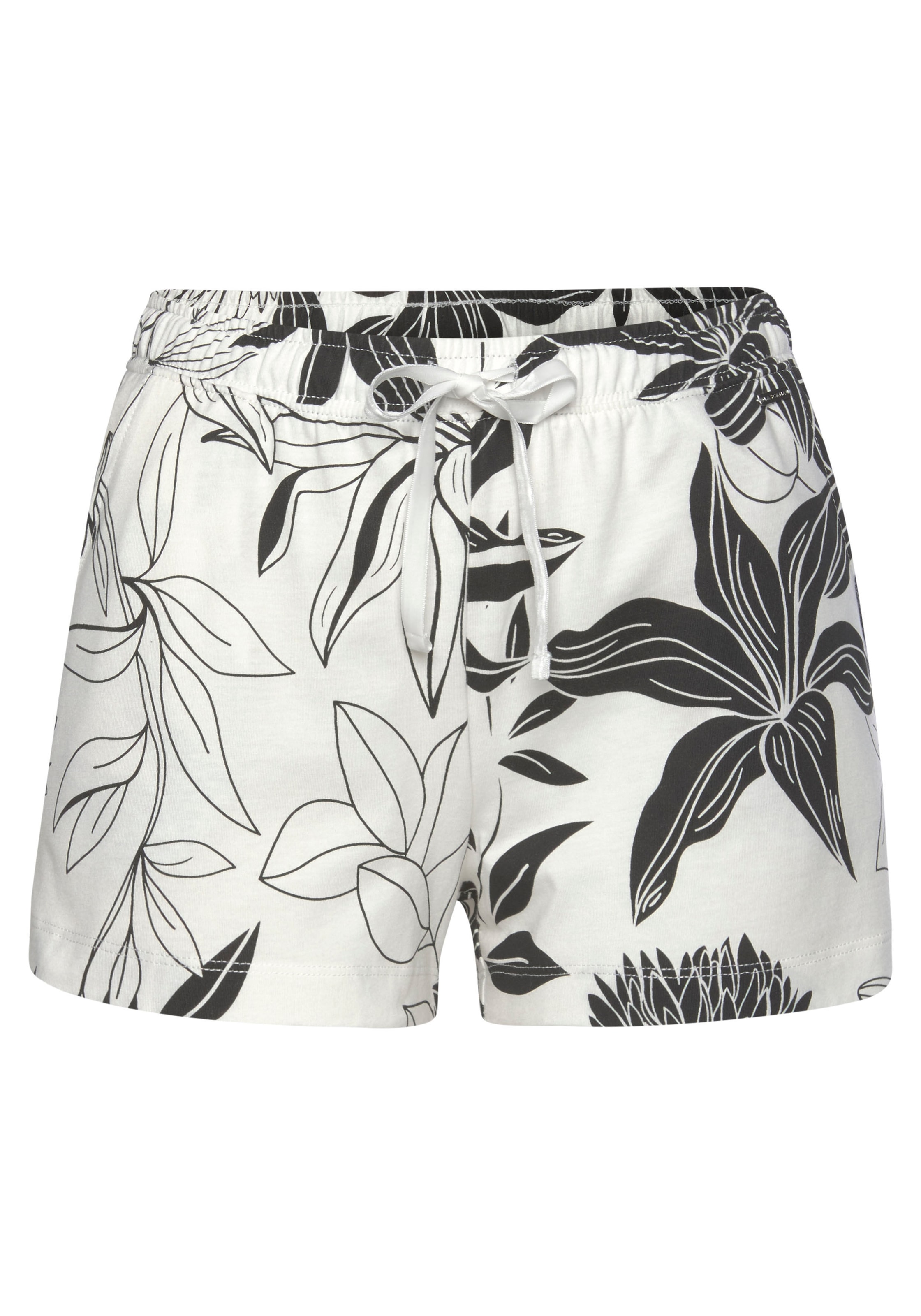 LASCANA Schlafshorts  mit floralem Druck