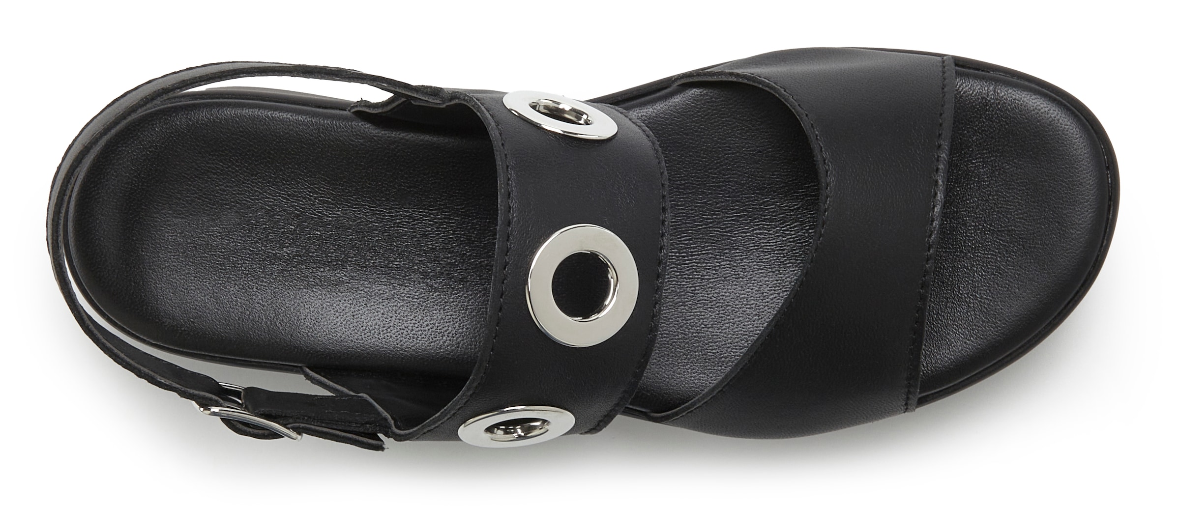 French Connection Sandalette »Sandale, Ledersandale, offener Schuh, Sommerschuhe, Ledersandalette«  NEU aus Leder mit modisch bequemer Plateausohle