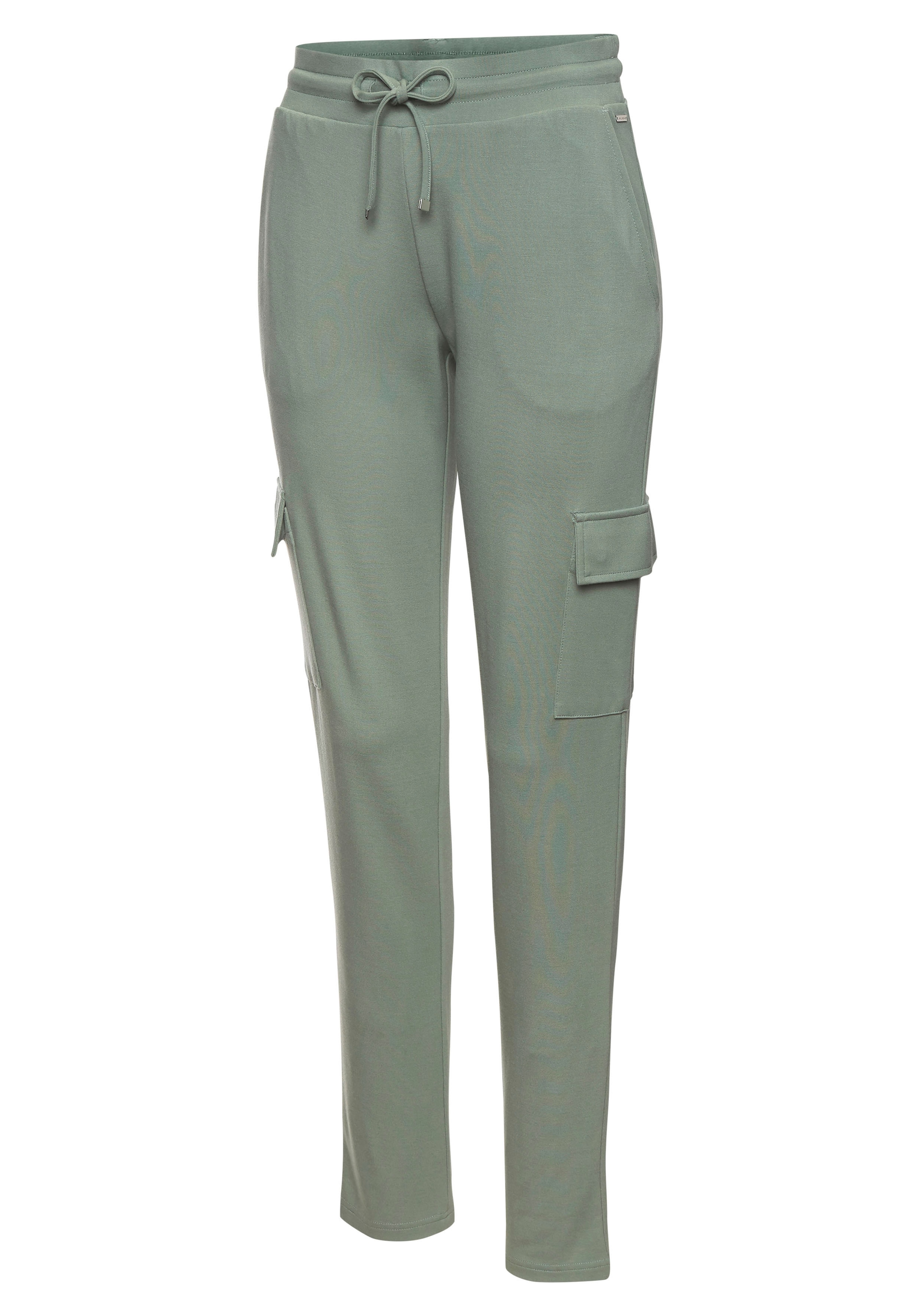 LASCANA Cargohose  in weich fließendem Material, Loungewear