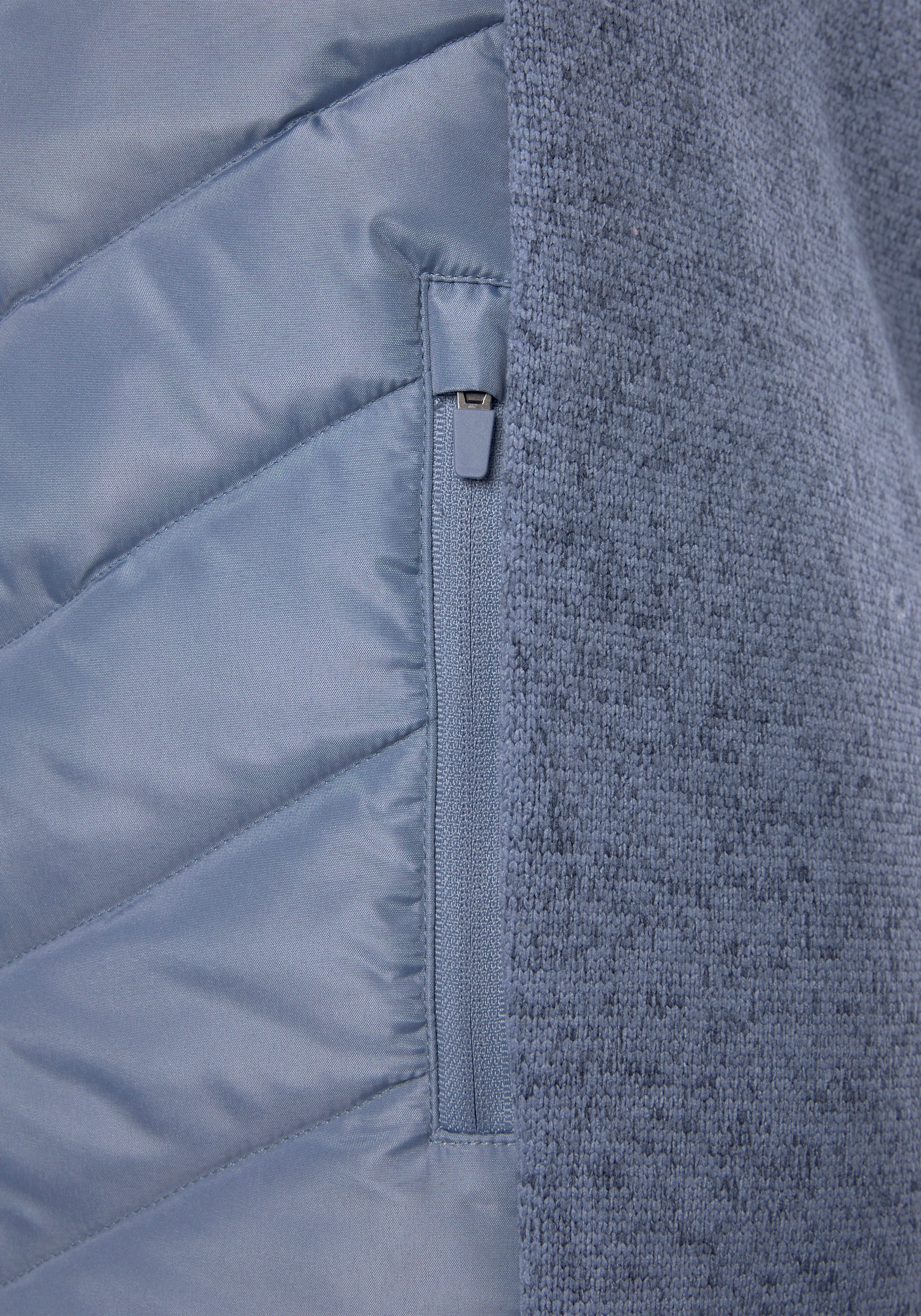 Vivance Steppjacke, mit Kapuze, mit Strickfleece-Ärmeln