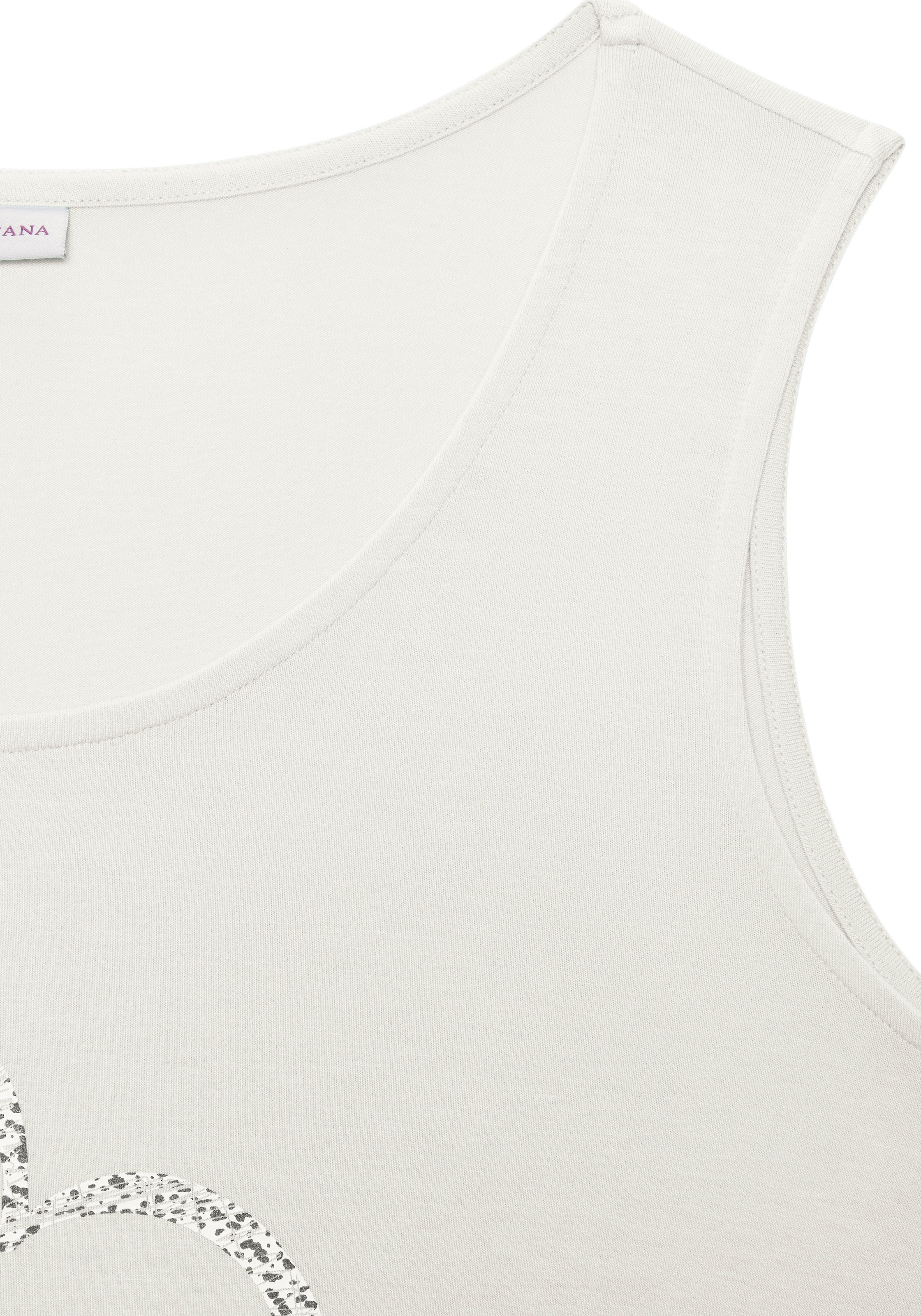 LASCANA Trägertop »mit Lascana Herz Print«, aus weichem Viskose-Stretch