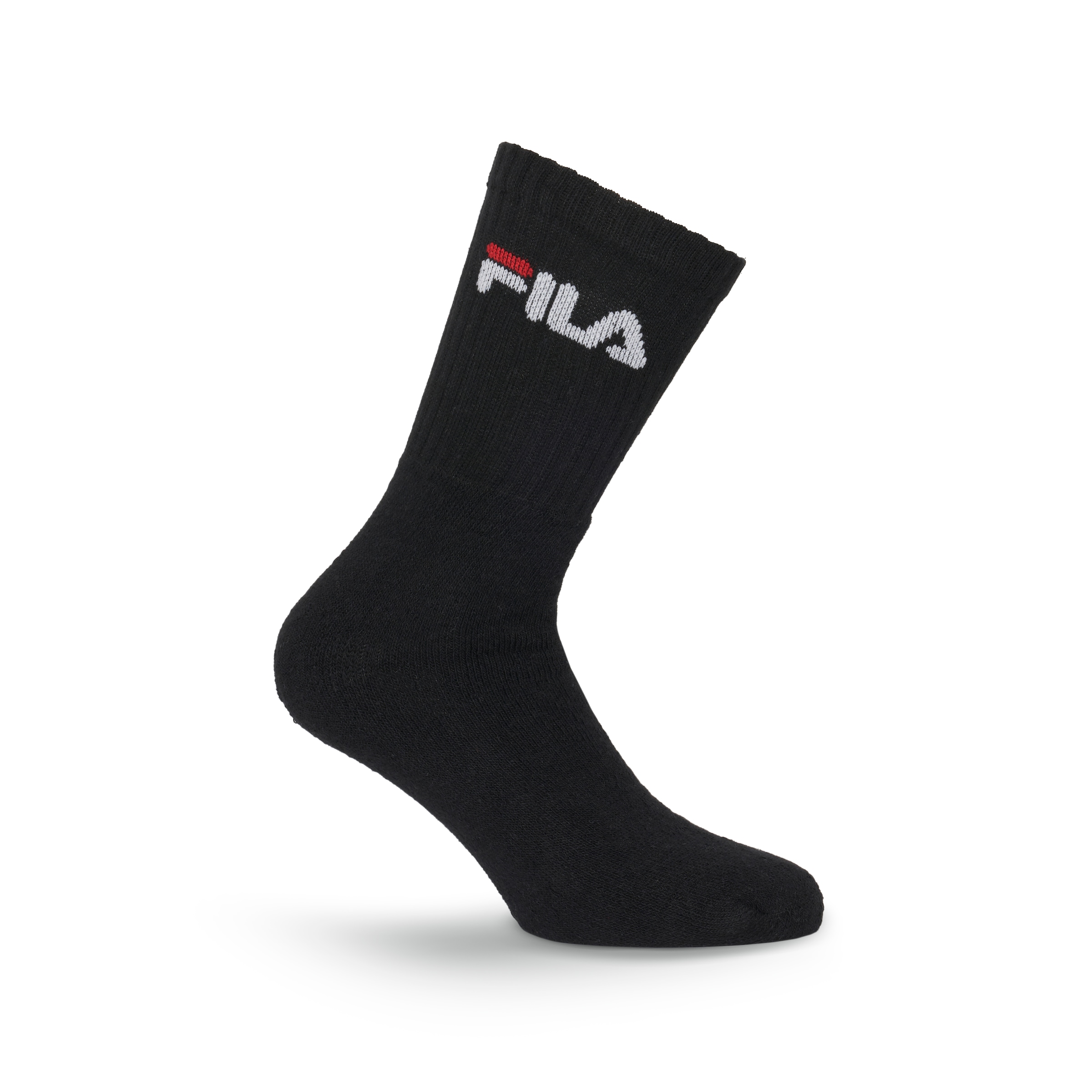 Fila Tennissocken »UNISEX CREW TENNIS FULL TERRY SOCKS« 3 Stk. tlg. mit verstärkten Belastungszonen,
