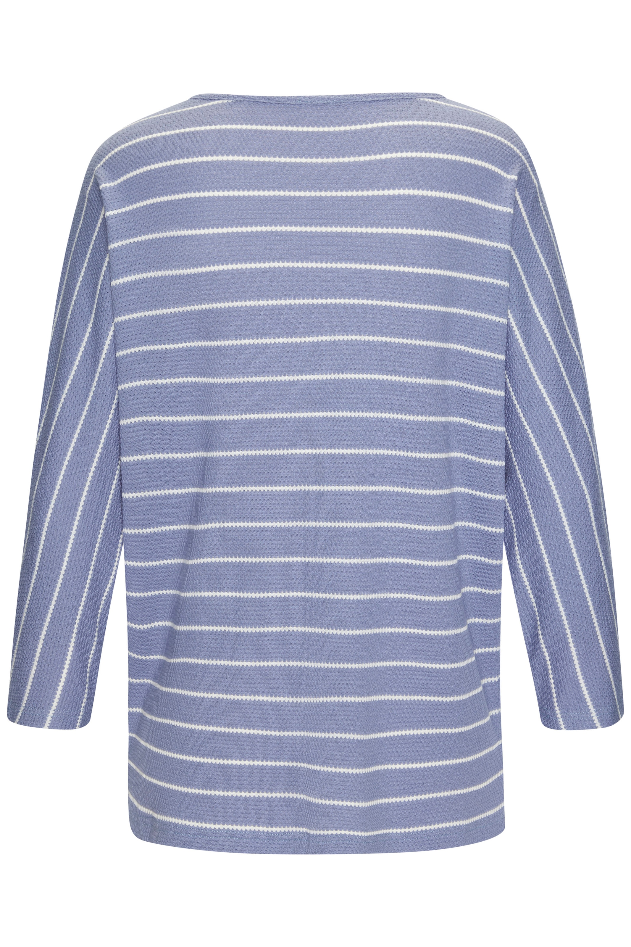 Vivance 3/4-Arm-Shirt »mit modischer Streifenstruktur«, aus pflegeleichter Baumwoll-Viskose-Qualität