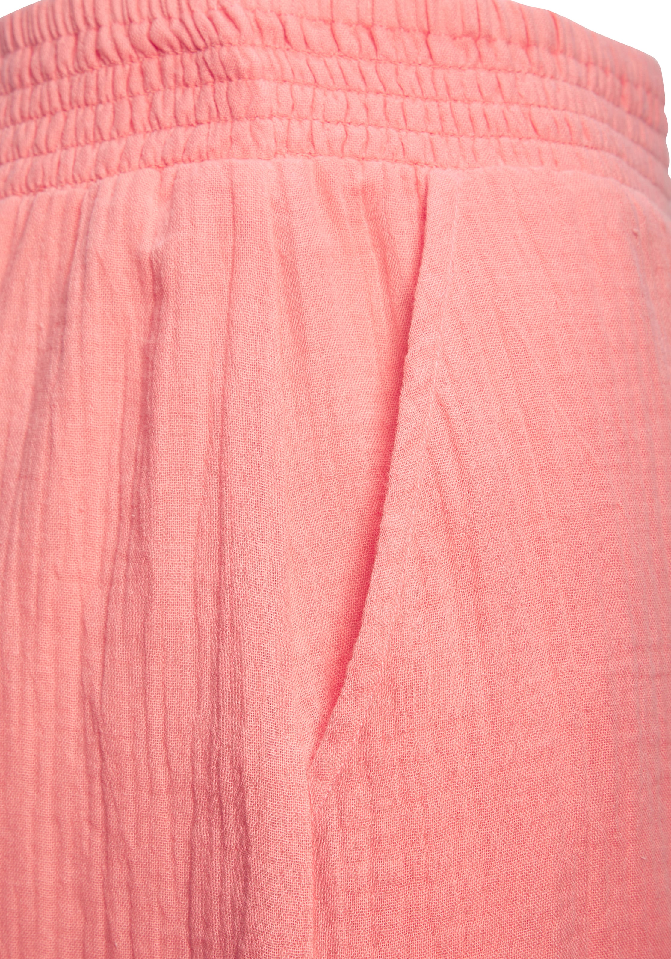 Beachtime Webshorts »aus sommerlicher Musselinware«  leichte Strandshorts, Sommerhose
