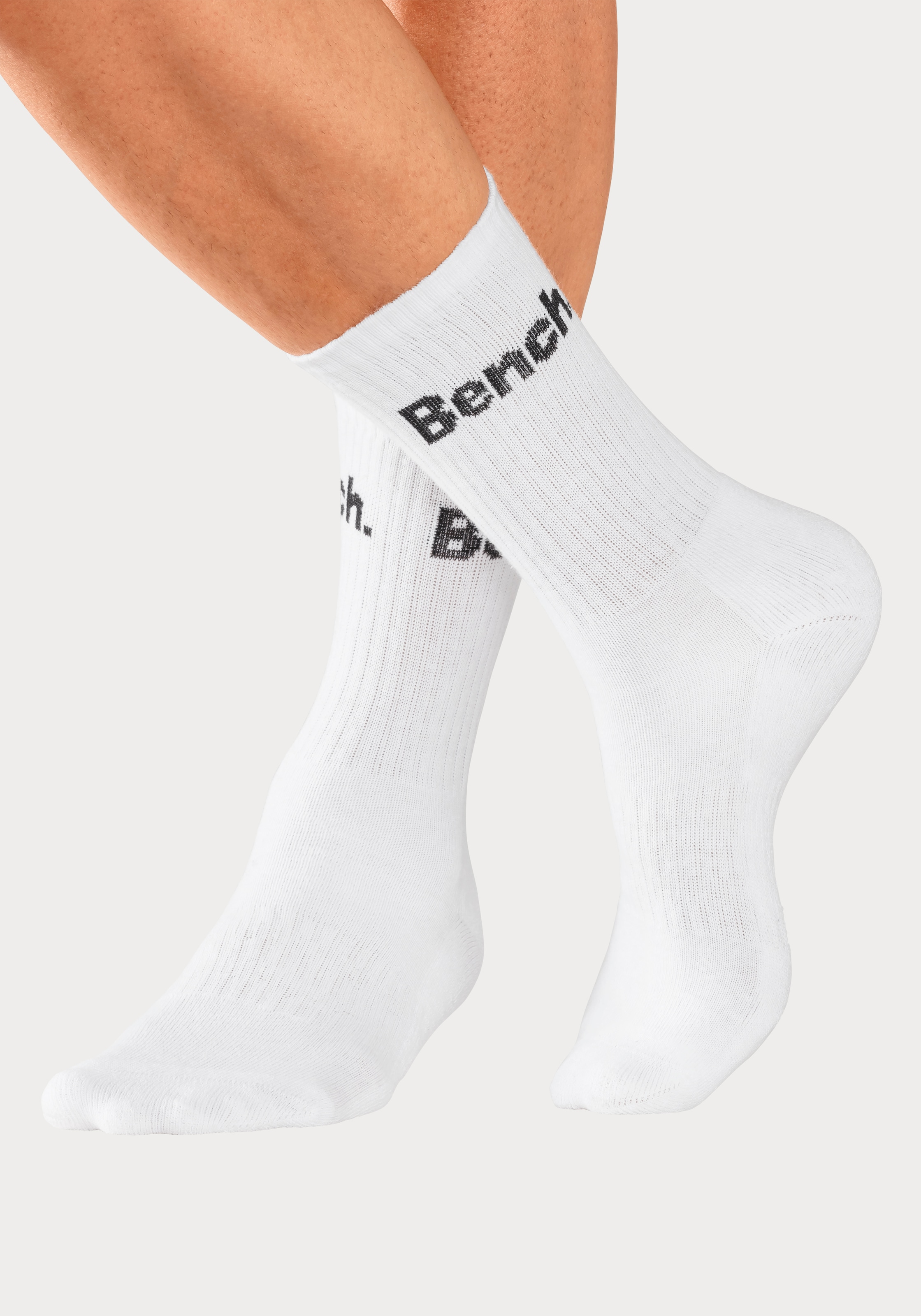 Bench. Tennissocken, (Packung, 6 Paar), mit Fuß Polsterung