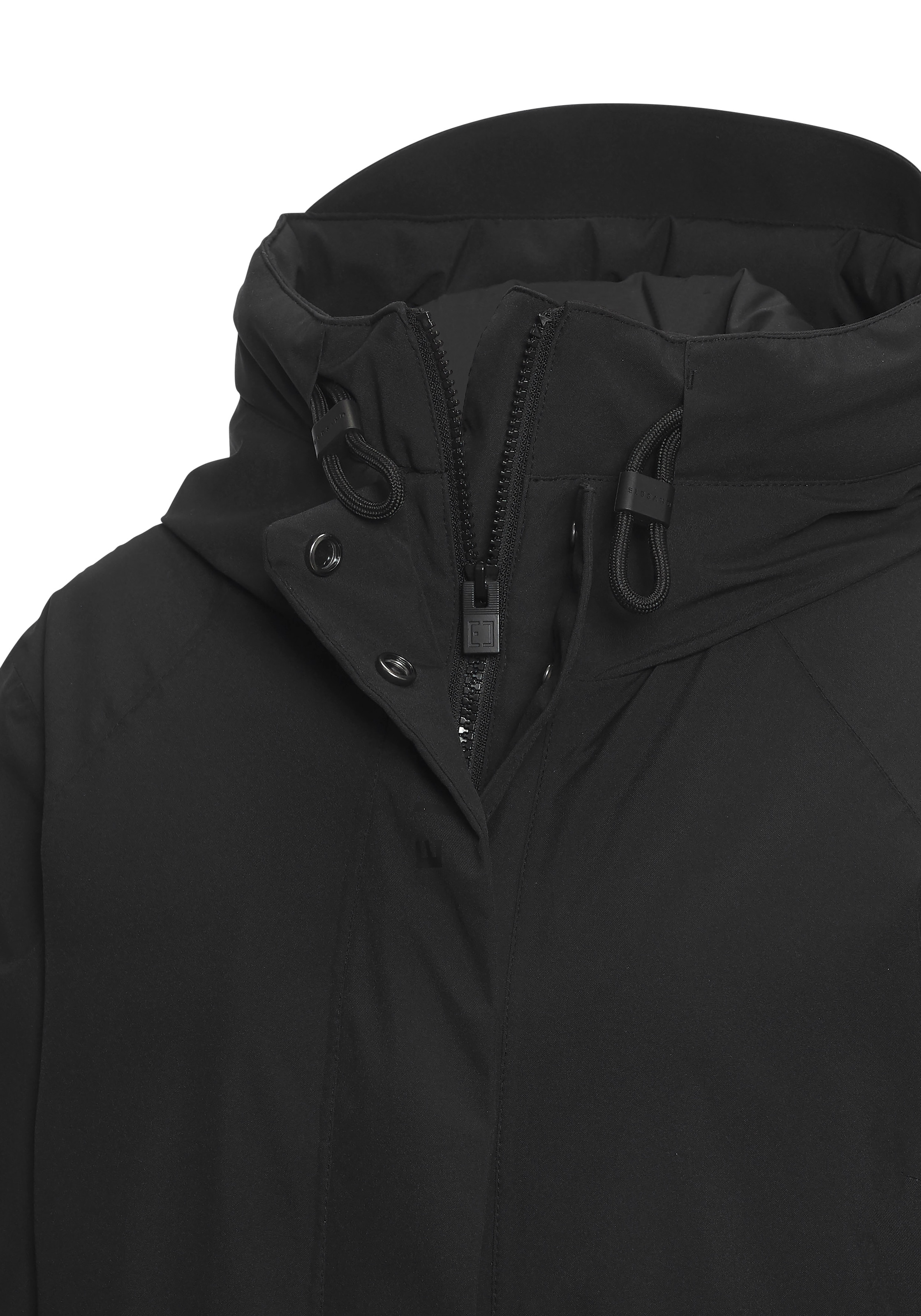 Elbsand Winterjacke mit Kapuze mit verstellbarer Kapuze und aufgesetzten Taschen