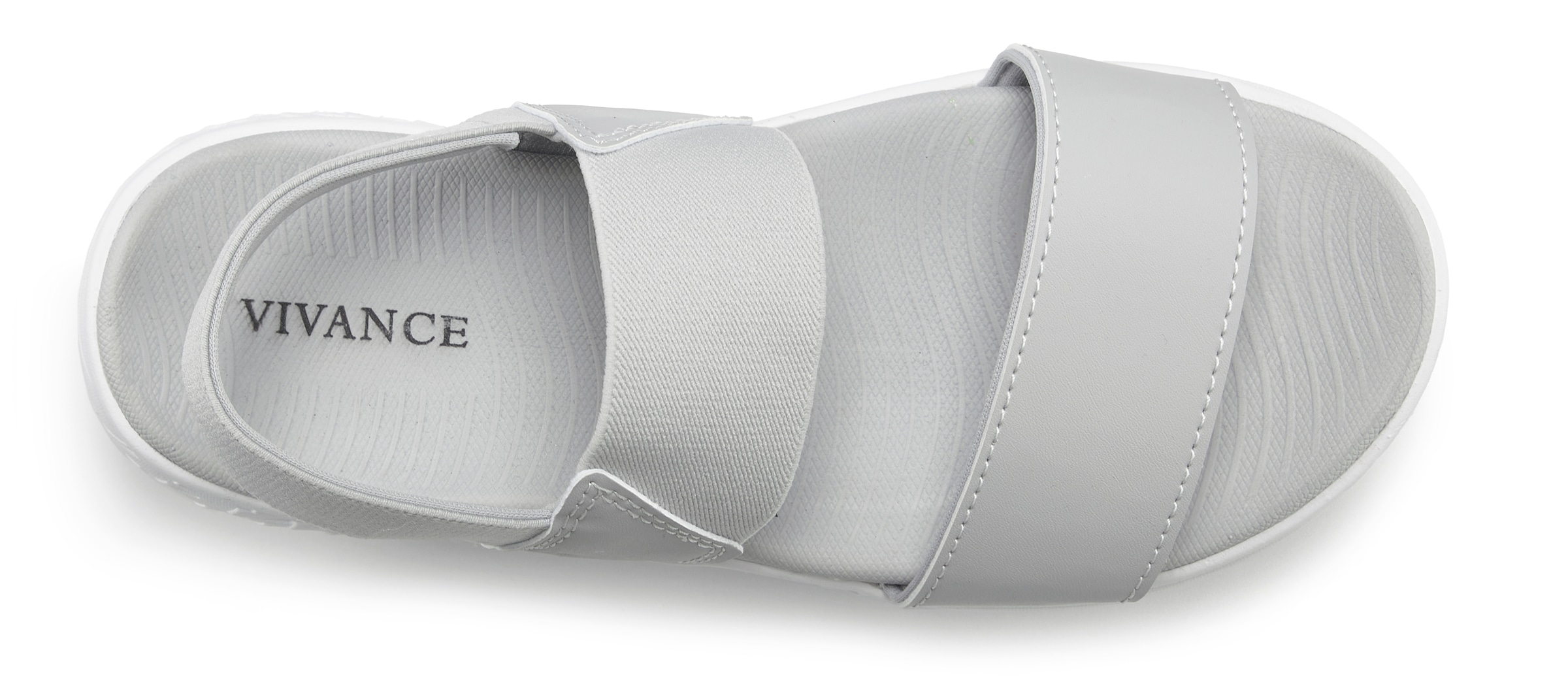 Vivance Sandale »Sommerschuh«, Sandalette, Sommerschuh mit leichter Sohle & elastischen Riemen VEGAN