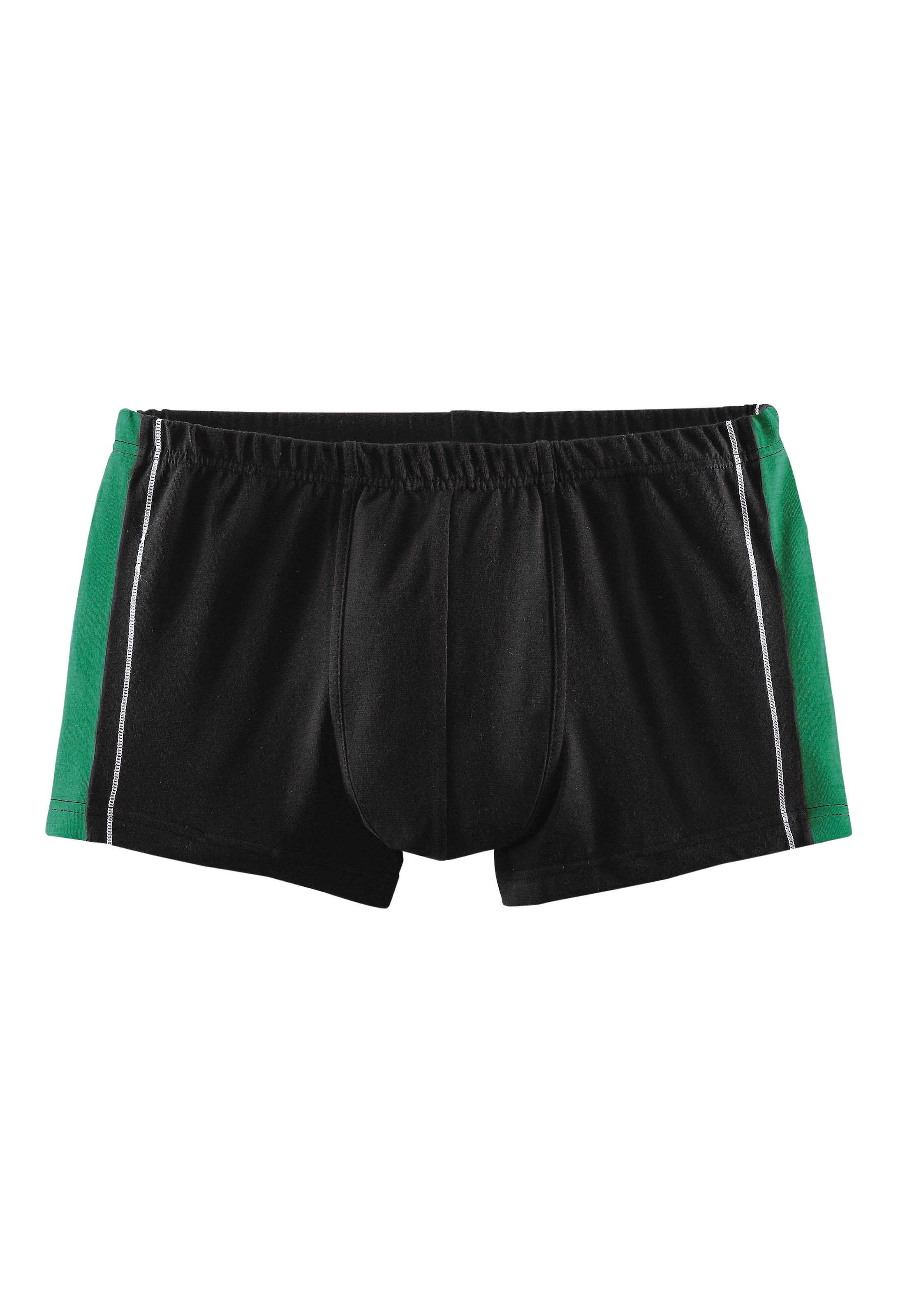 AUTHENTIC LE JOGGER Boxer »Boxershorts für Herren« Packung, 4 Stk. mit kontrastfarbigen Streifen seitlich