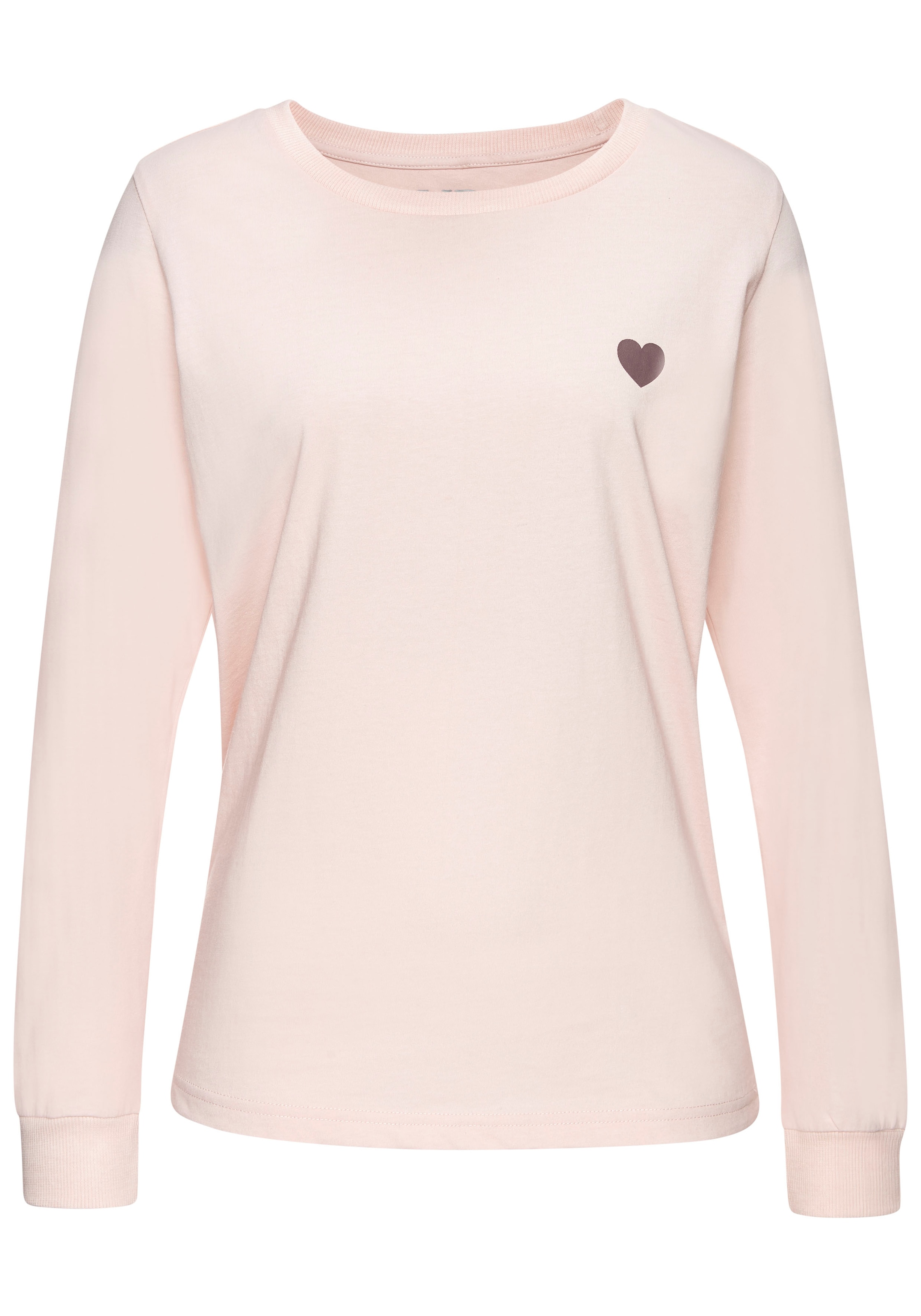 Vivance Dreams Pyjama Spar-Set, 4 Stk. tlg., mit süßem Herzmuster
