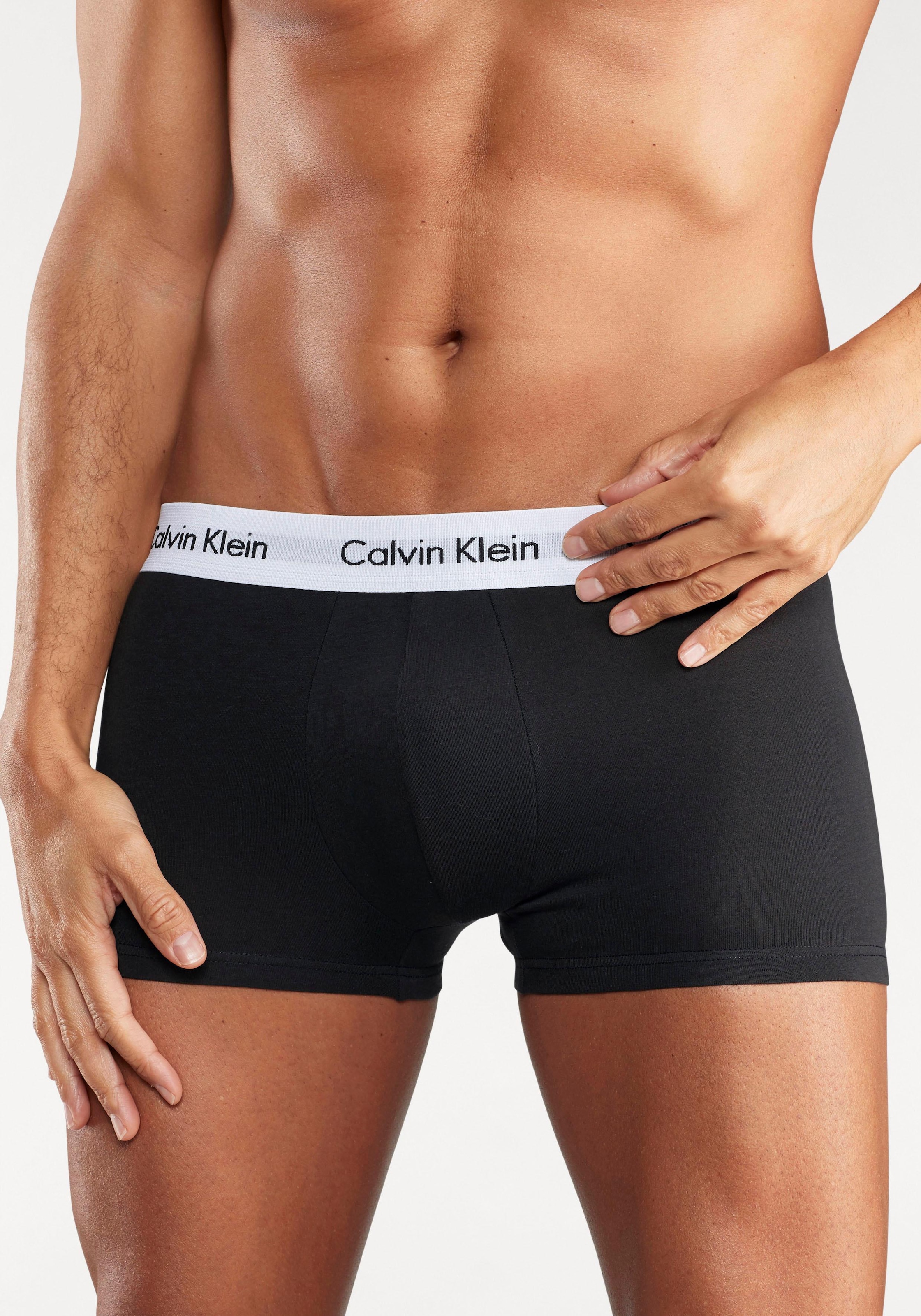 Calvin Klein Underwear Hipster, (3 St.), mit weißem Webbund