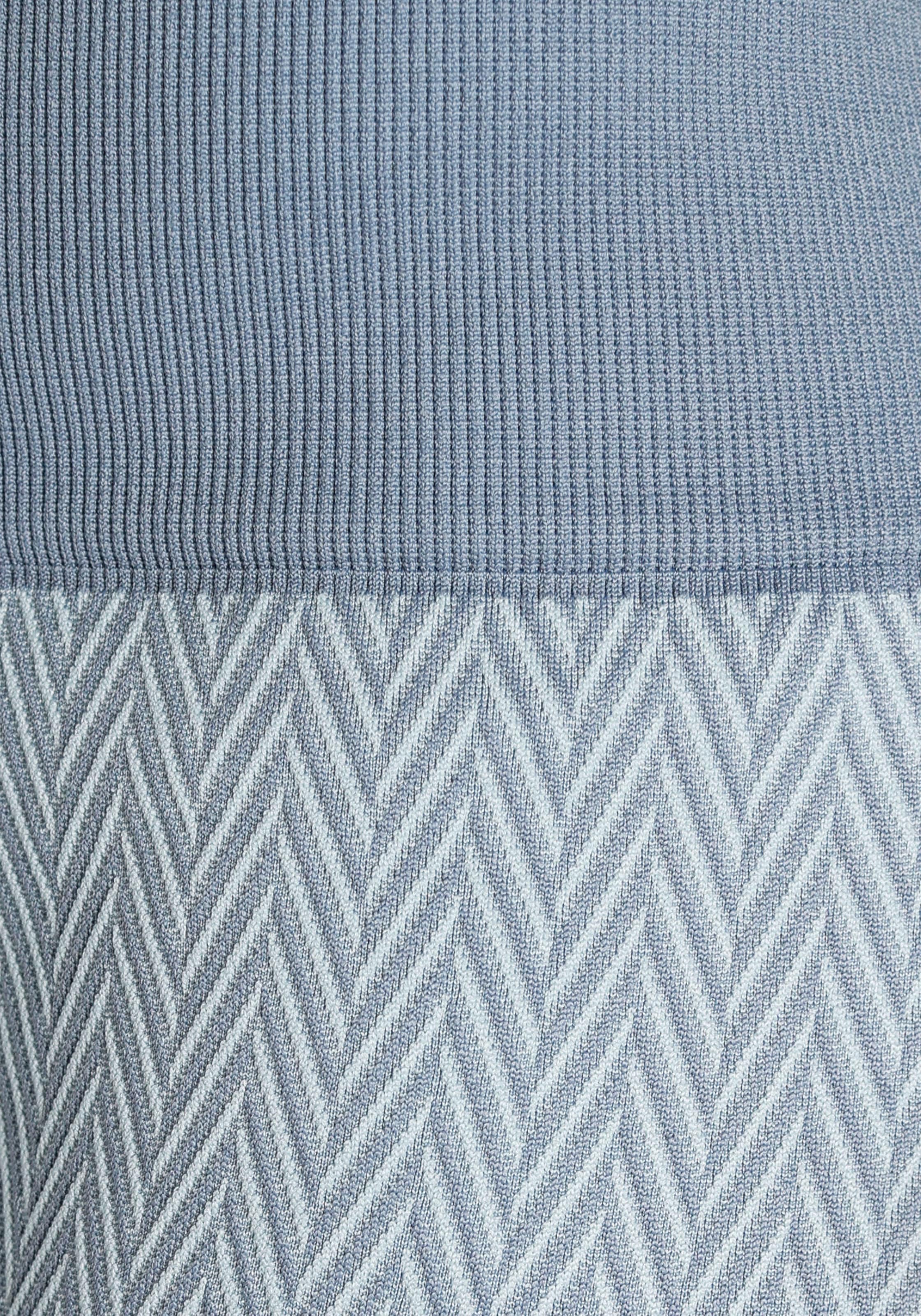 Vivance active Leggings, in Jacquardmuster und breitem Bund