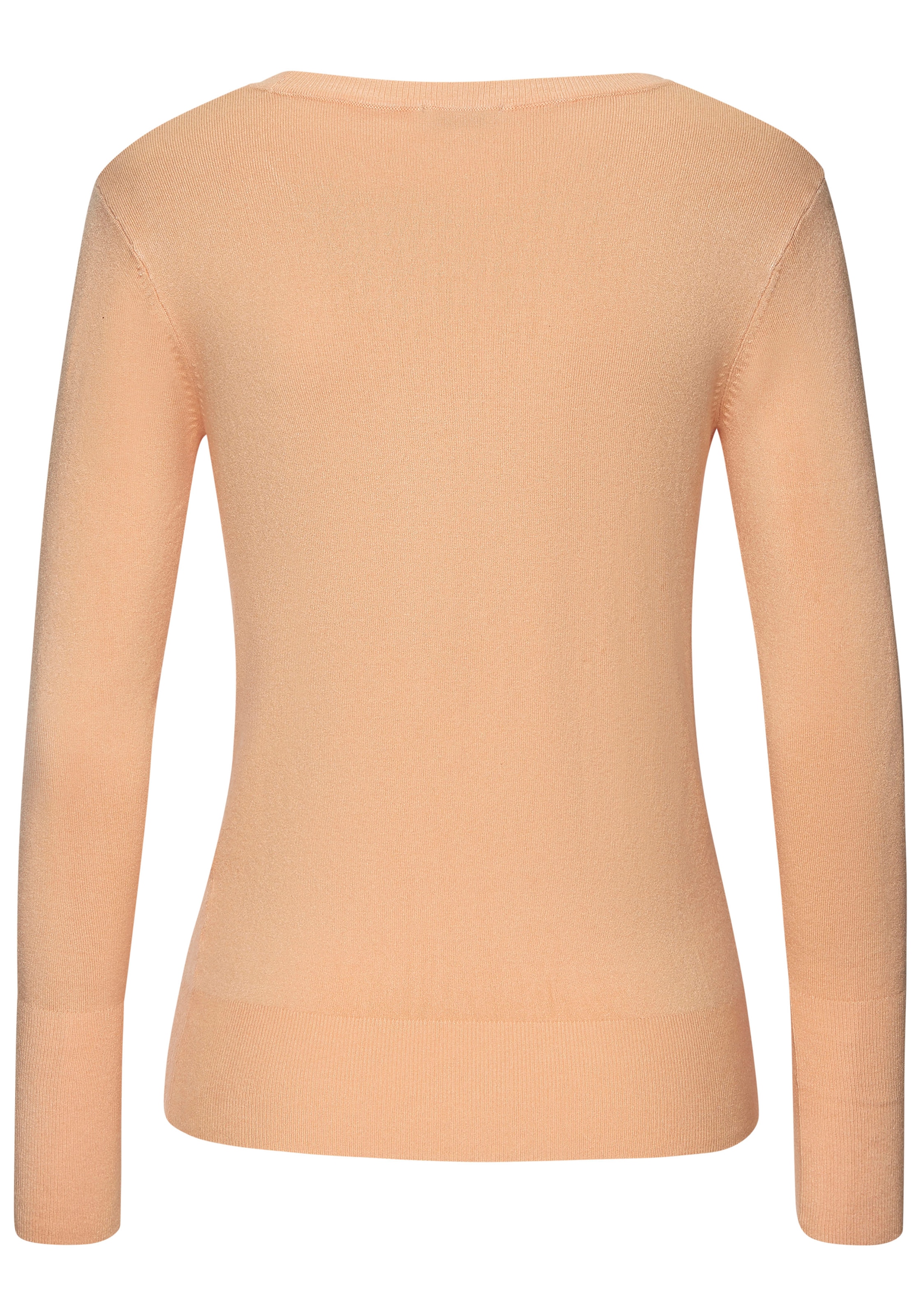 Vivance V-Ausschnitt-Pullover, in taillierter Form, weicher Strickpullover, Basic, klassisch
