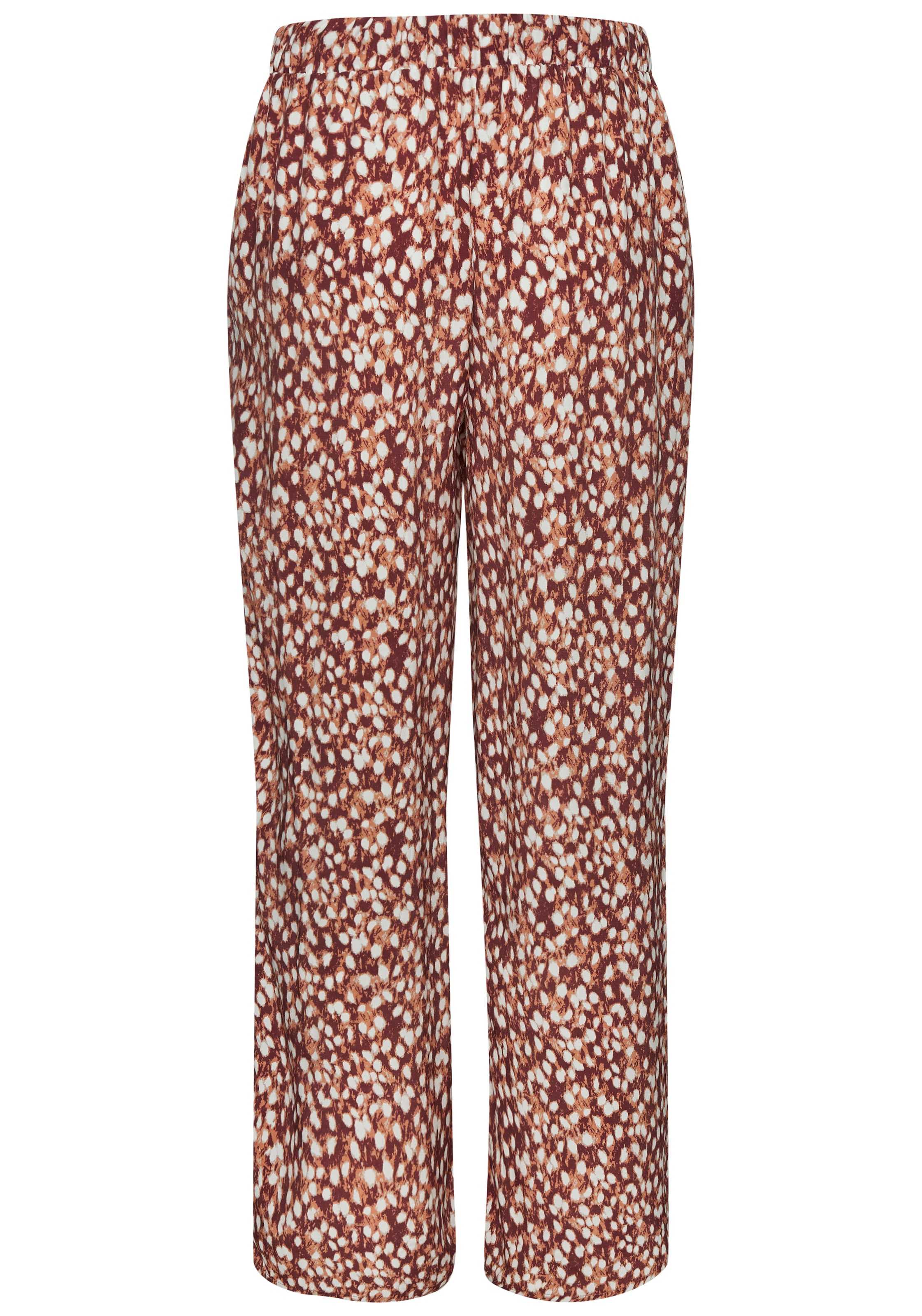 Vivance Palazzohose, mit Alloverprint, weites Bein, mit Bindeband