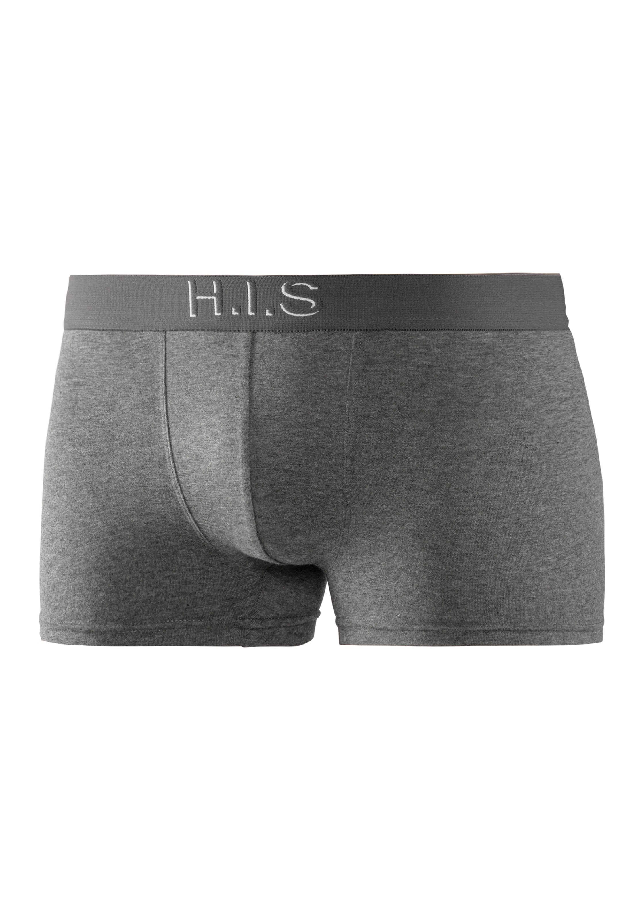 H.I.S Boxer »Boxershorts für Herren«, (Packung, 5 St.), Logo Webbund mit 3D Effekt