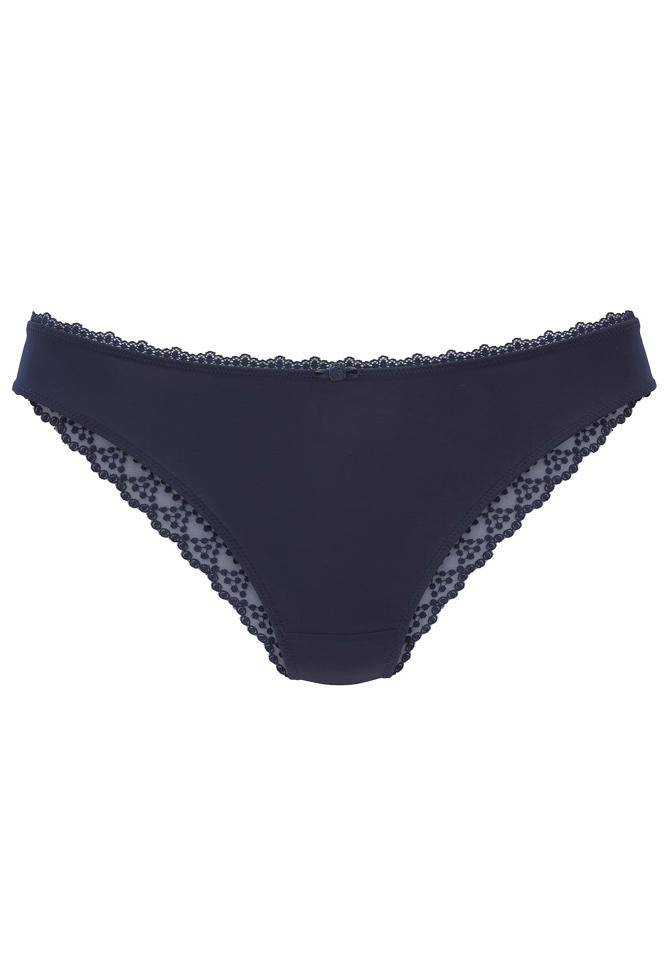 LASCANA Tanga »Fabia« aus edler, dezent transparenter Stickereispitze
