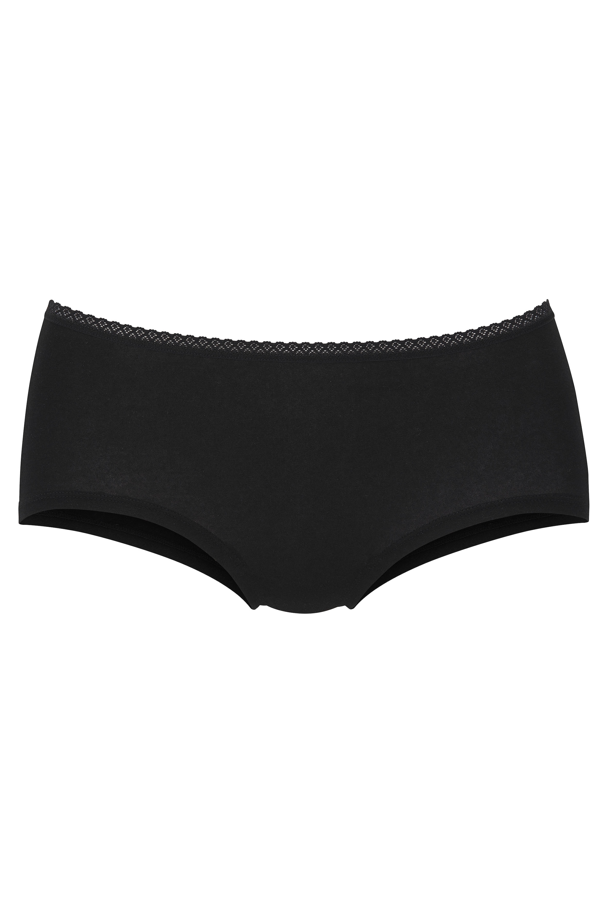 Vivance Panty 7er-Pack,  aus weicher Baumwollqualität mit feiner Spitzeneinfassung