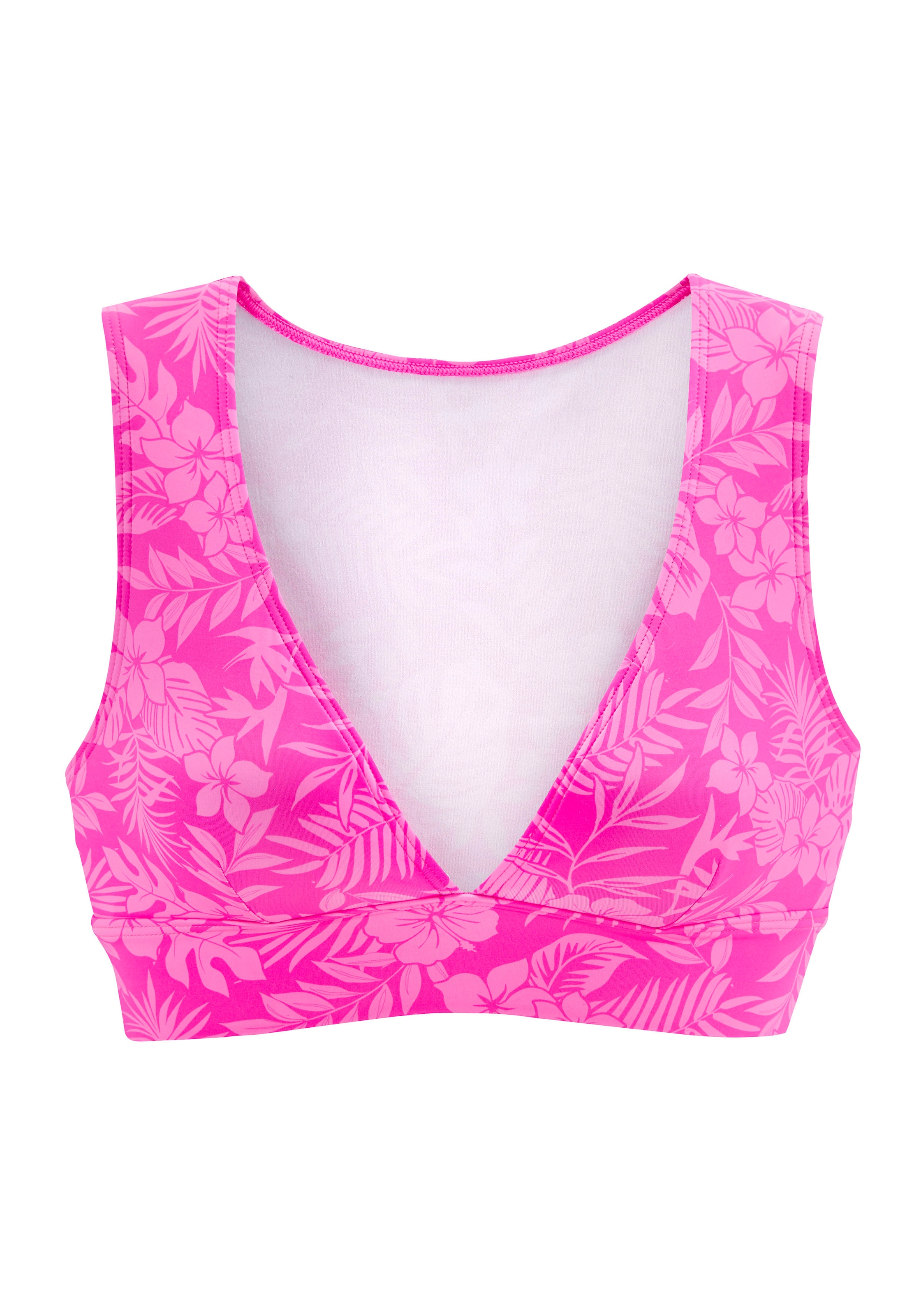 Venice Beach Bustier-Bikini-Top »Moloka«, mit tropischem Print