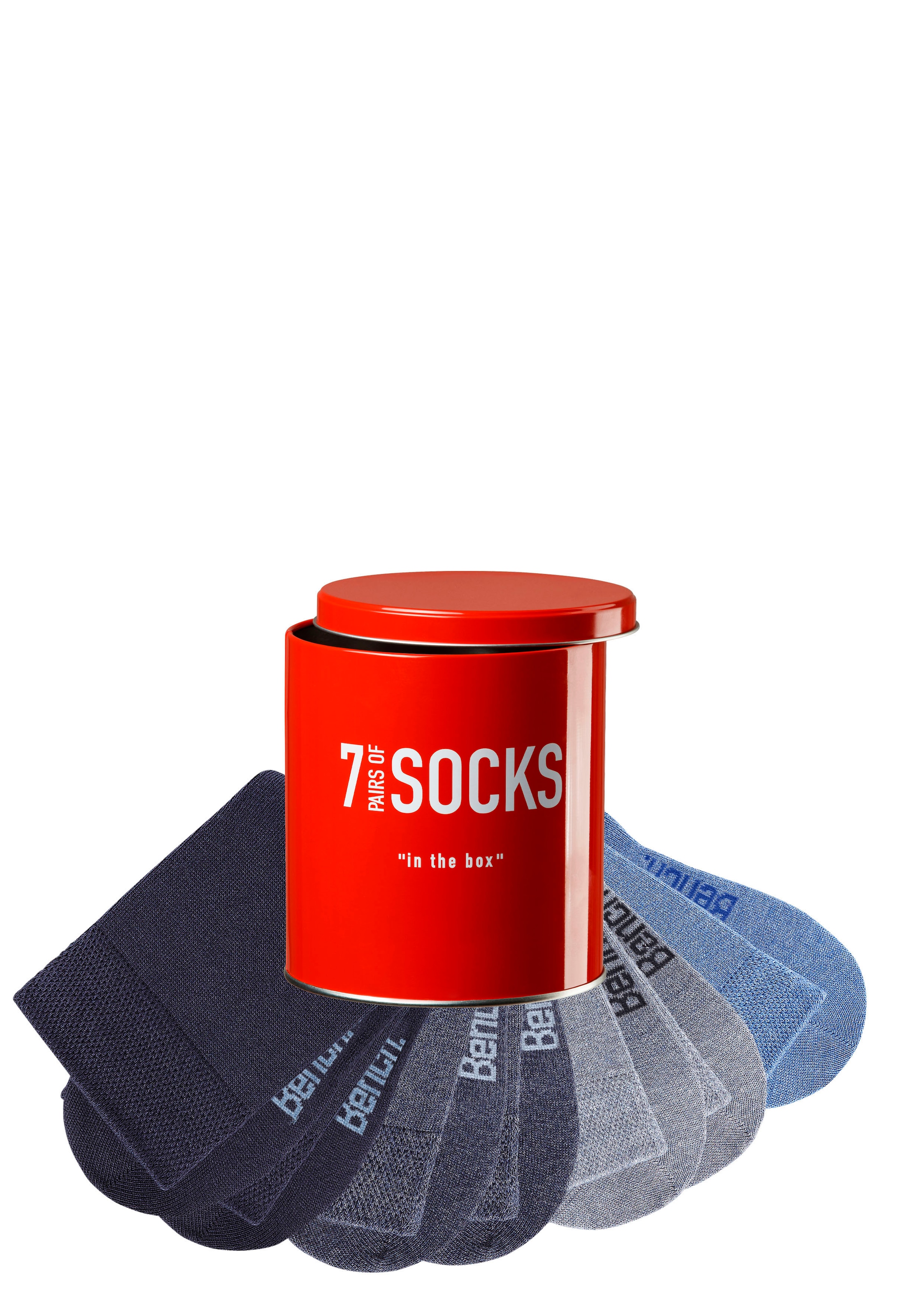 Bench. Businesssocken, (Dose, 7 Paar), in der praktischen Dose