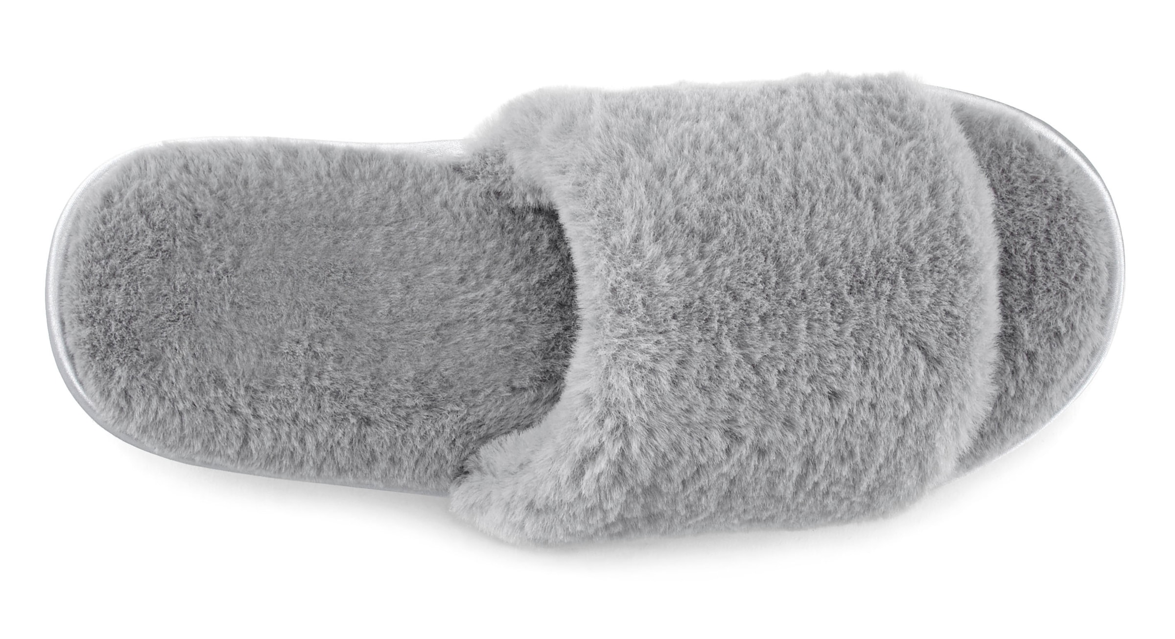 Vivance Pantolette »Hausschuh, Pantolette, Pantoffel,«, mit kuscheligem, warmen Fellimitat VEGAN