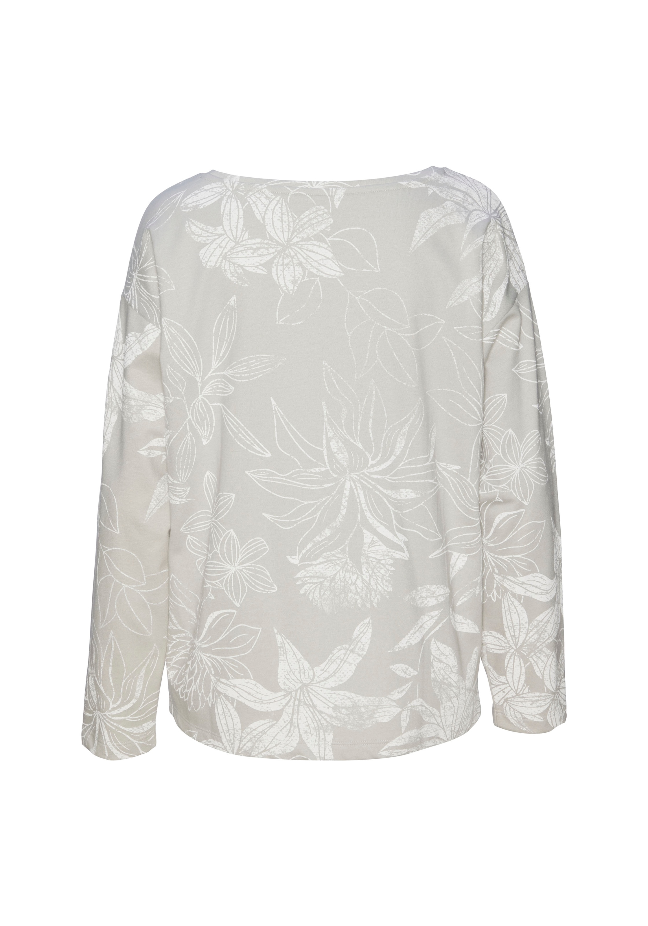 LASCANA Sweatshirt, mit floralem Alloverdruck, Loungewear