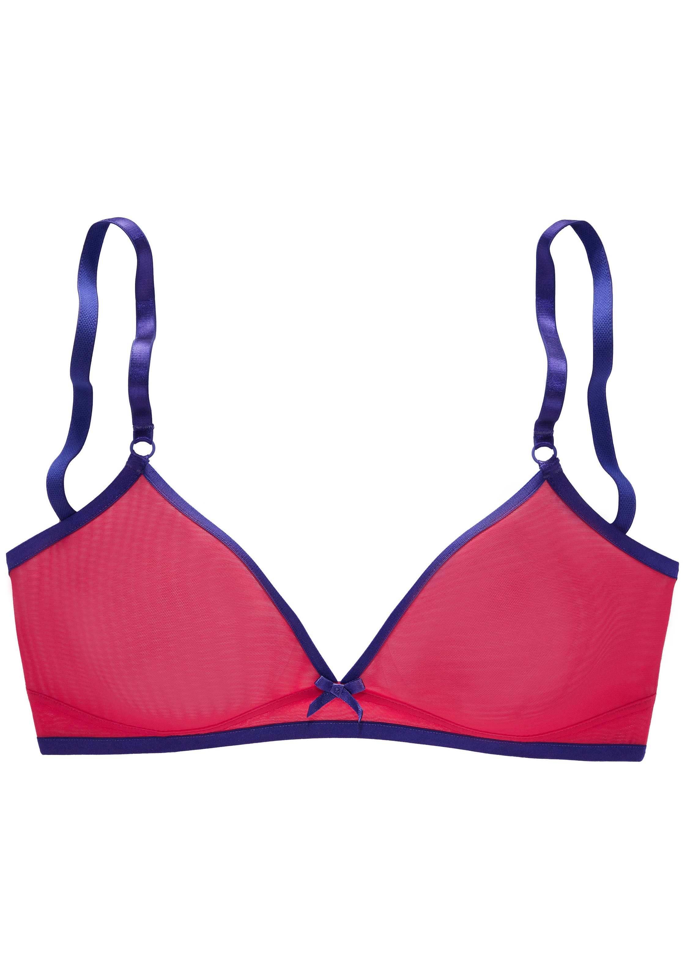 Vivance Bralette-BH, ohne Bügel aus dezent transparentem Soft-Mesh, sexy Dessous