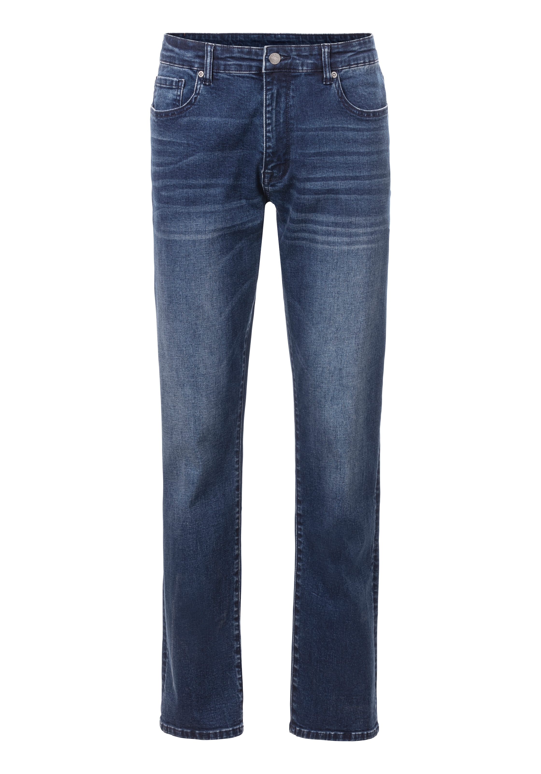 John Devin 5-Pocket-Jeans »Straight-fit Jeans«, aus elastischer Denim-Qualität
