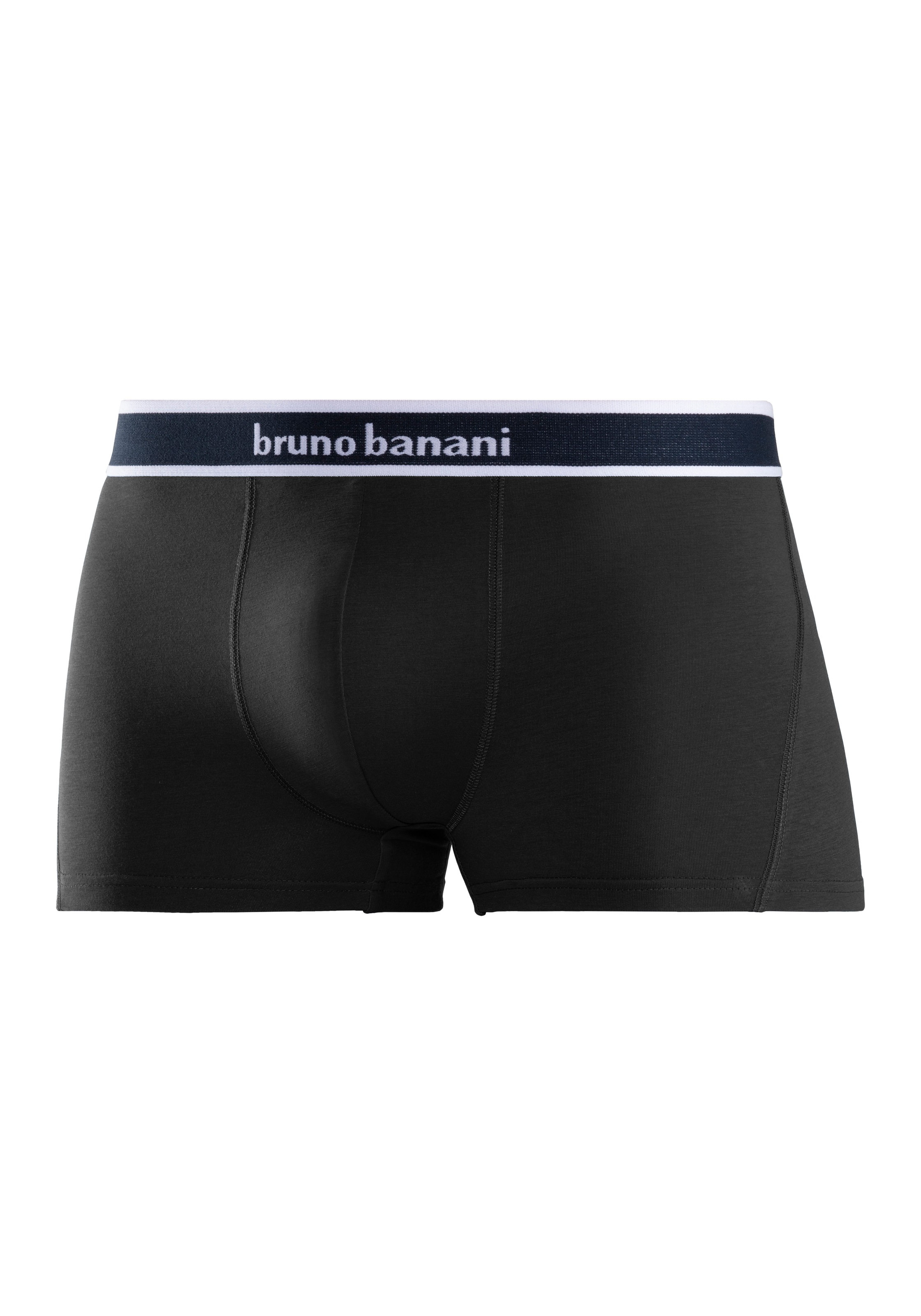Bruno Banani Boxer »Boxershorts für Herren«, (4er Pack), mit Steifen und Logo im Bund