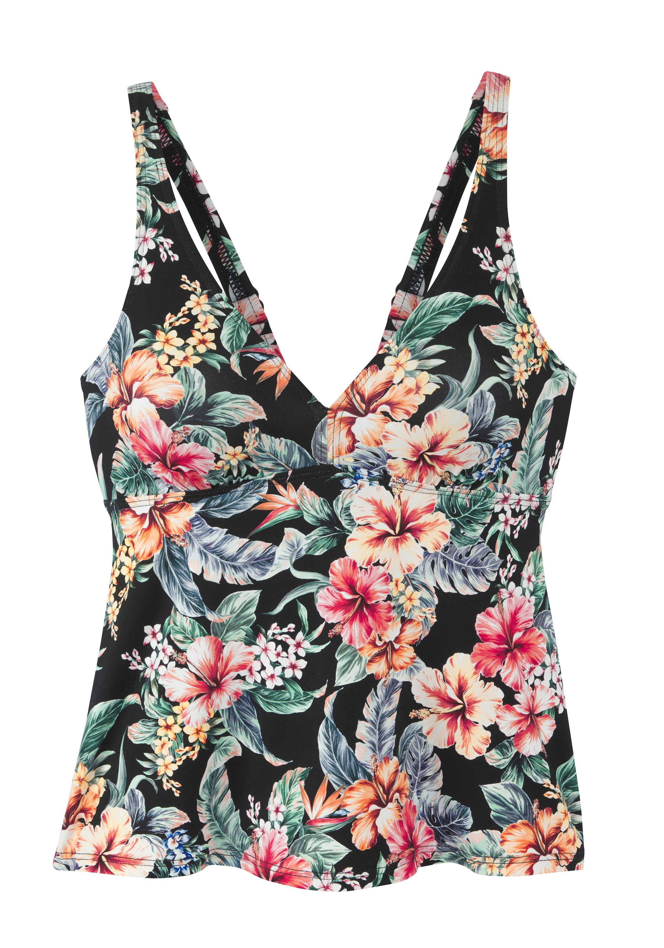 LASCANA Bügel-Tankini-Top »Salsa«, mit tollem Blumenprint