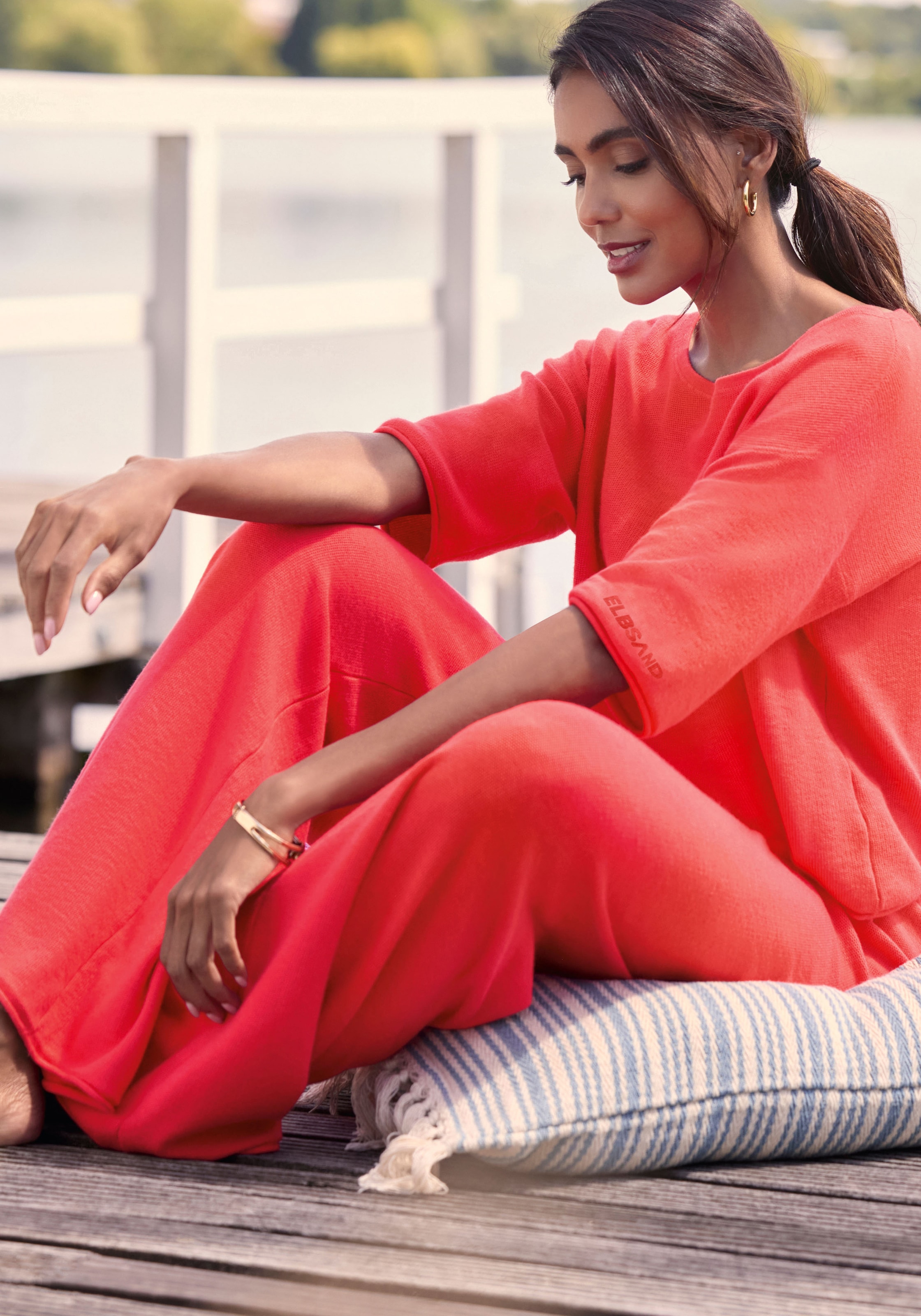 Elbsand Loungehose  aus hochwertigem Feinstrick, Loungewear