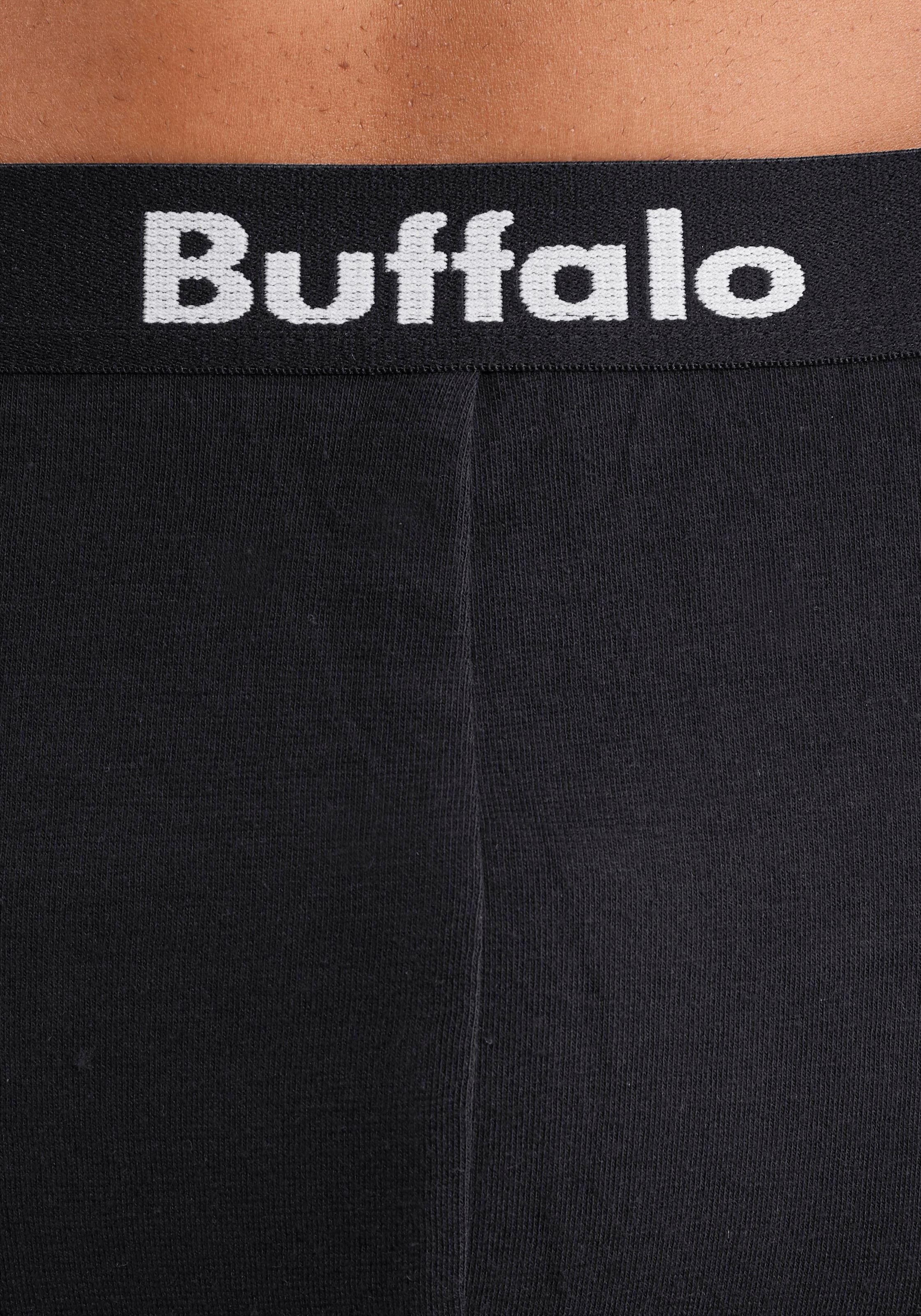 Buffalo Boxer »Boxershorts für Herren«, (Packung, 3 St.), mit Overlock-Nähten vorn