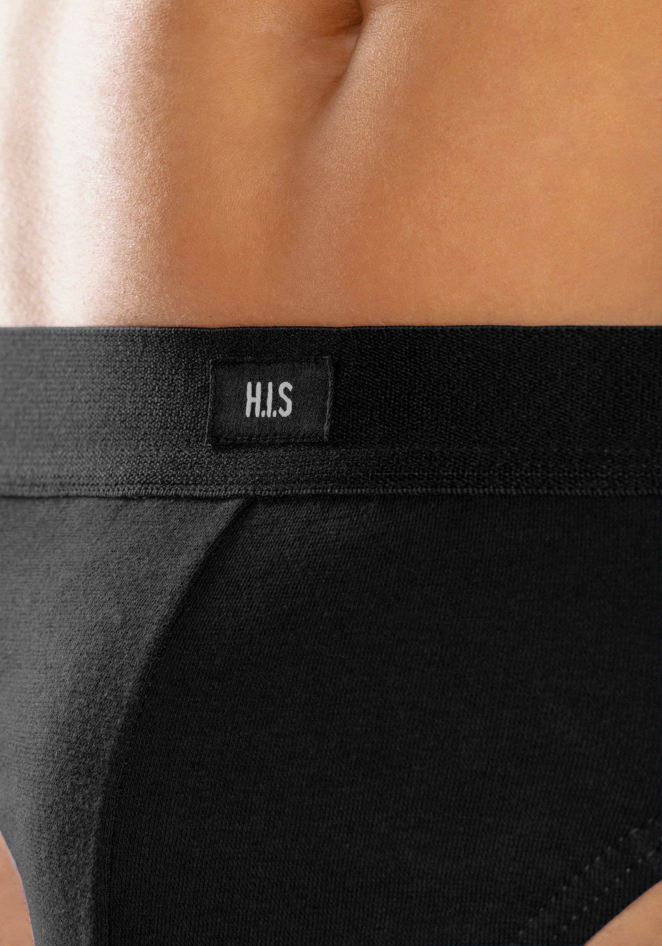 H.I.S Slip, (Packung, 3 St.), mit H.I.S Logo vorn