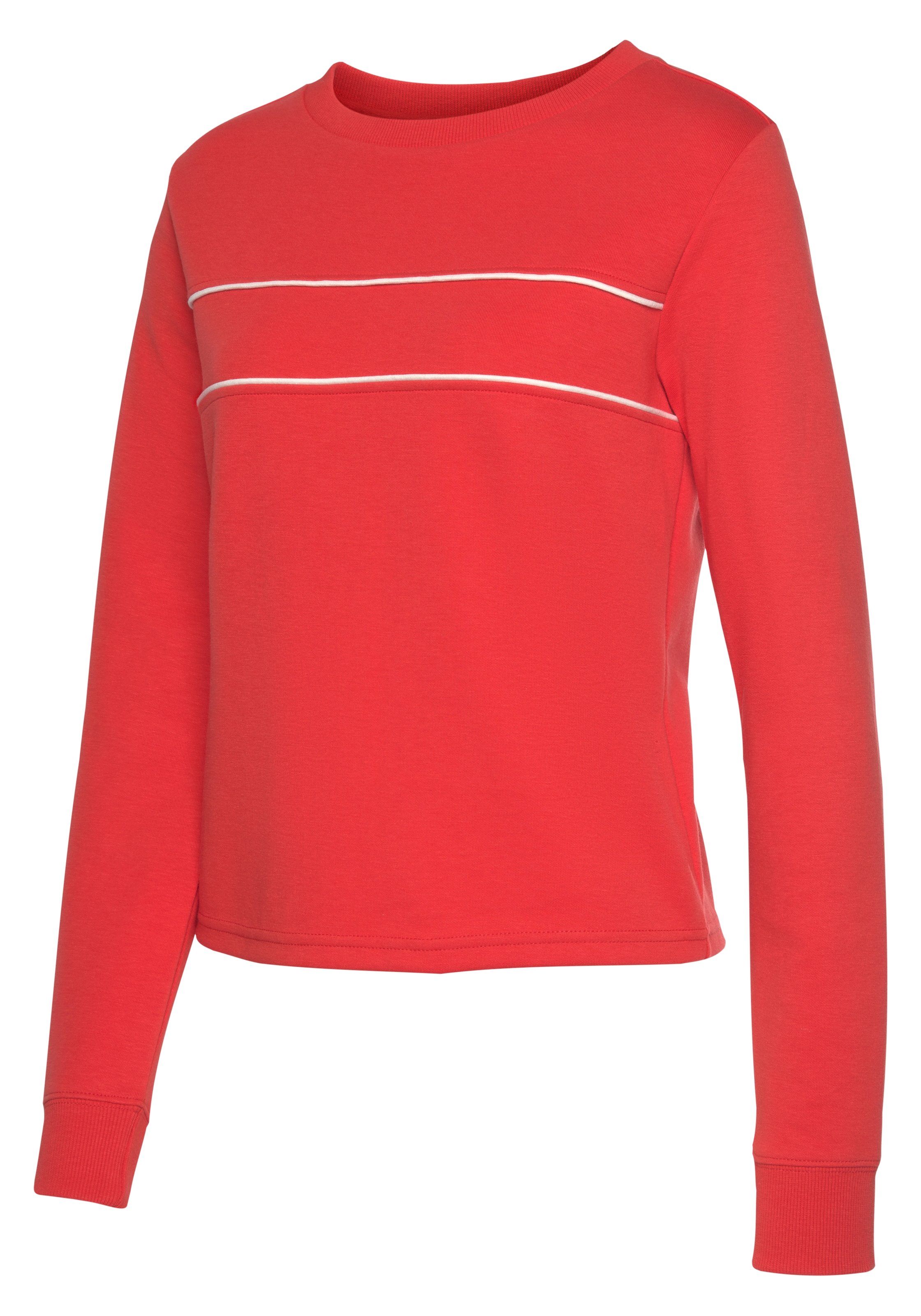 H.I.S Sweatshirt, mit Piping auf der Brust, Loungewear
