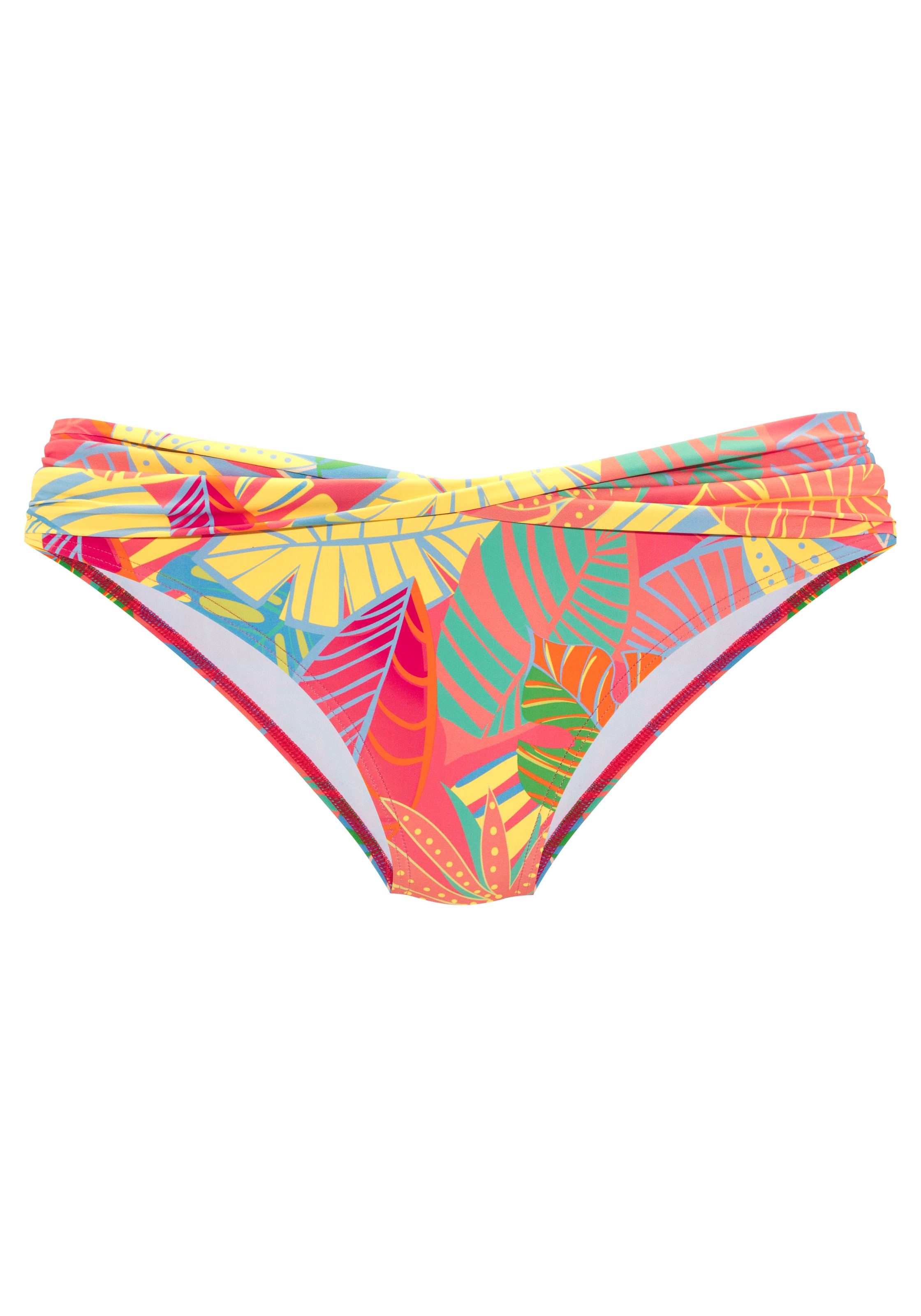 s.Oliver Bikini-Hose »Yana« mit stylischem Blätterdruck