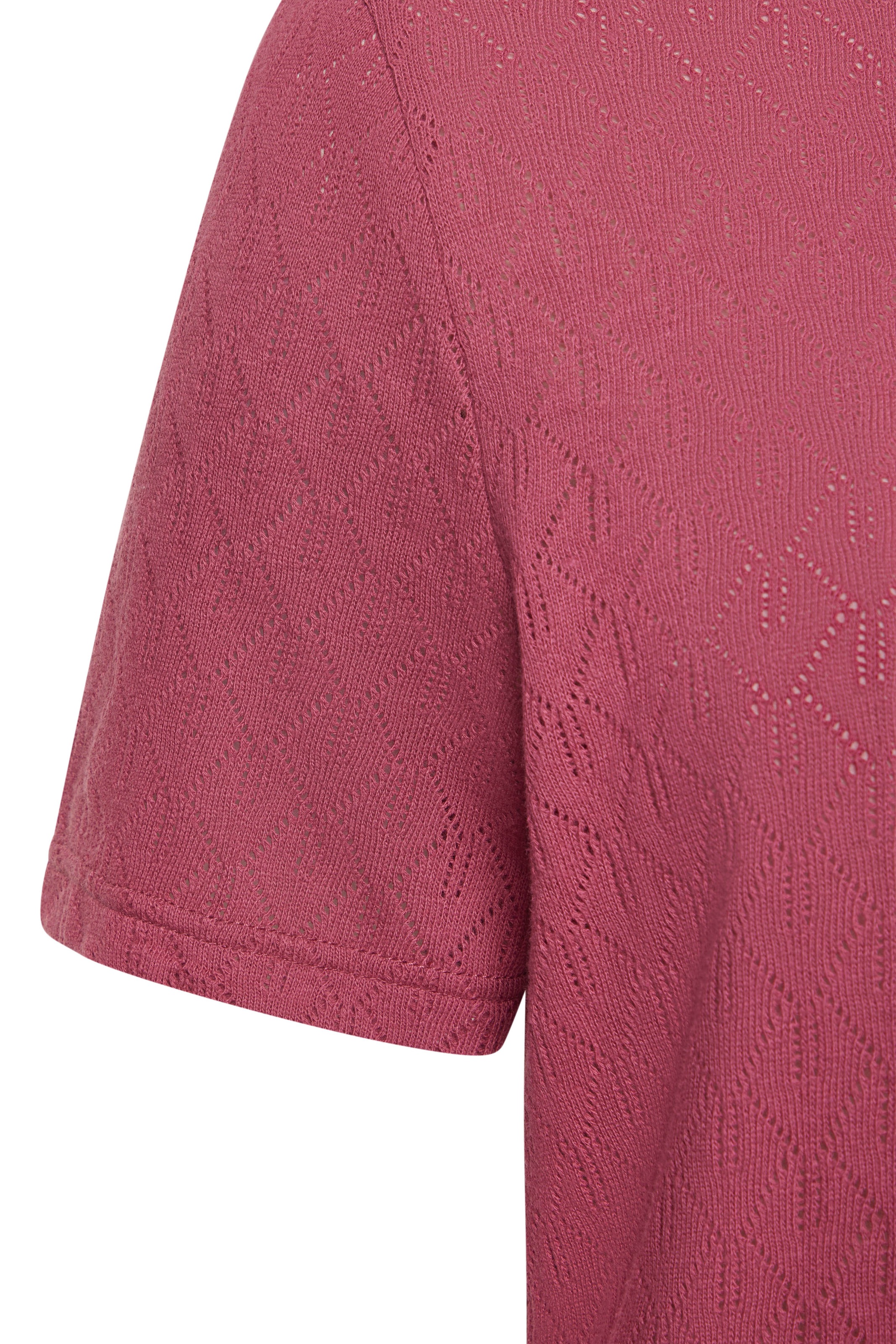 Vivance Kurzarmshirt »mit modischem Ajour-Muster« aus weicher Baumwoll-Qualität