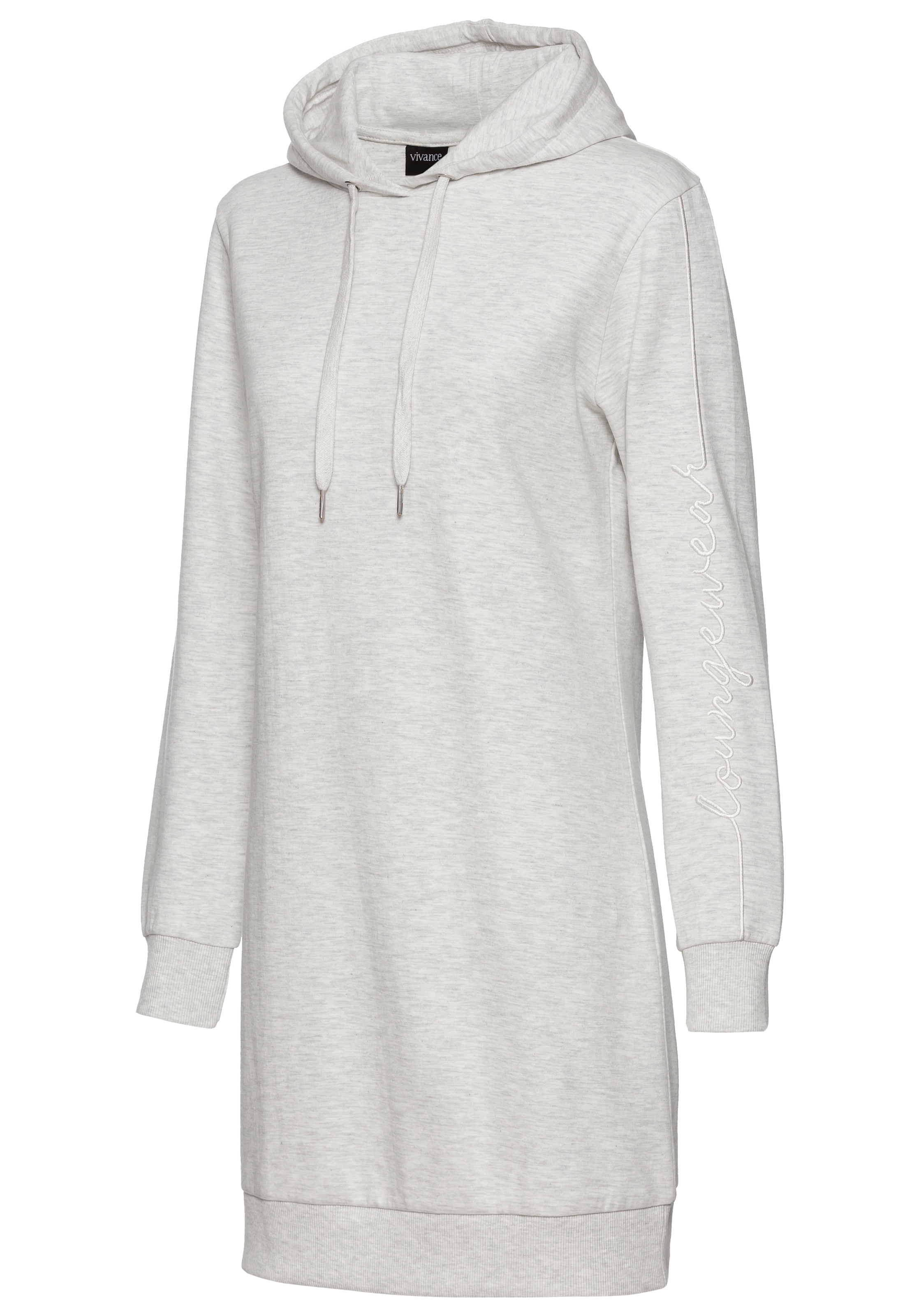 Vivance Sweatkleid, mit Loungewear Stickerei, Loungekleid