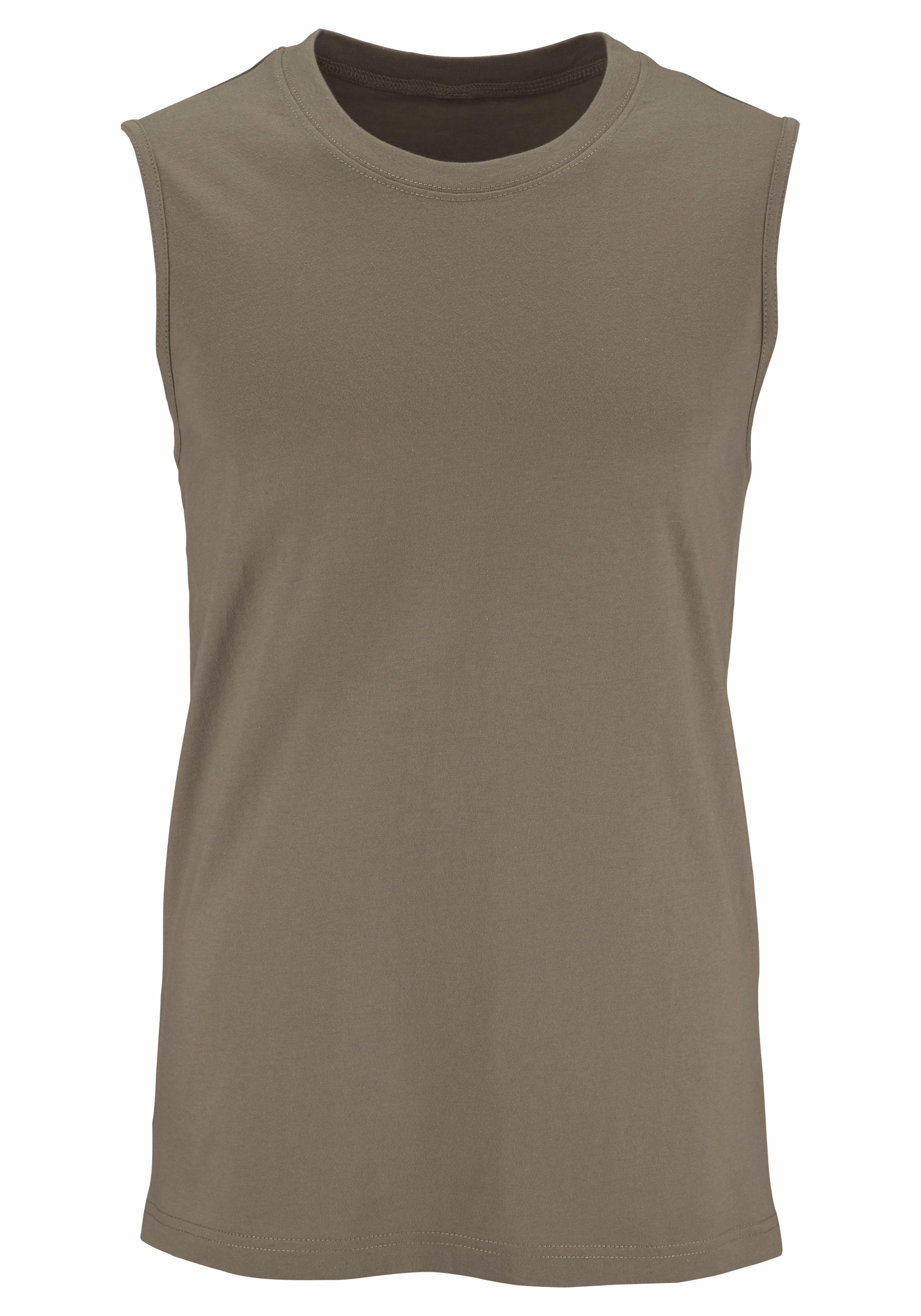 H.I.S Muscleshirt, (Packung, 3 tlg.), mit Rundhalsausschnitt