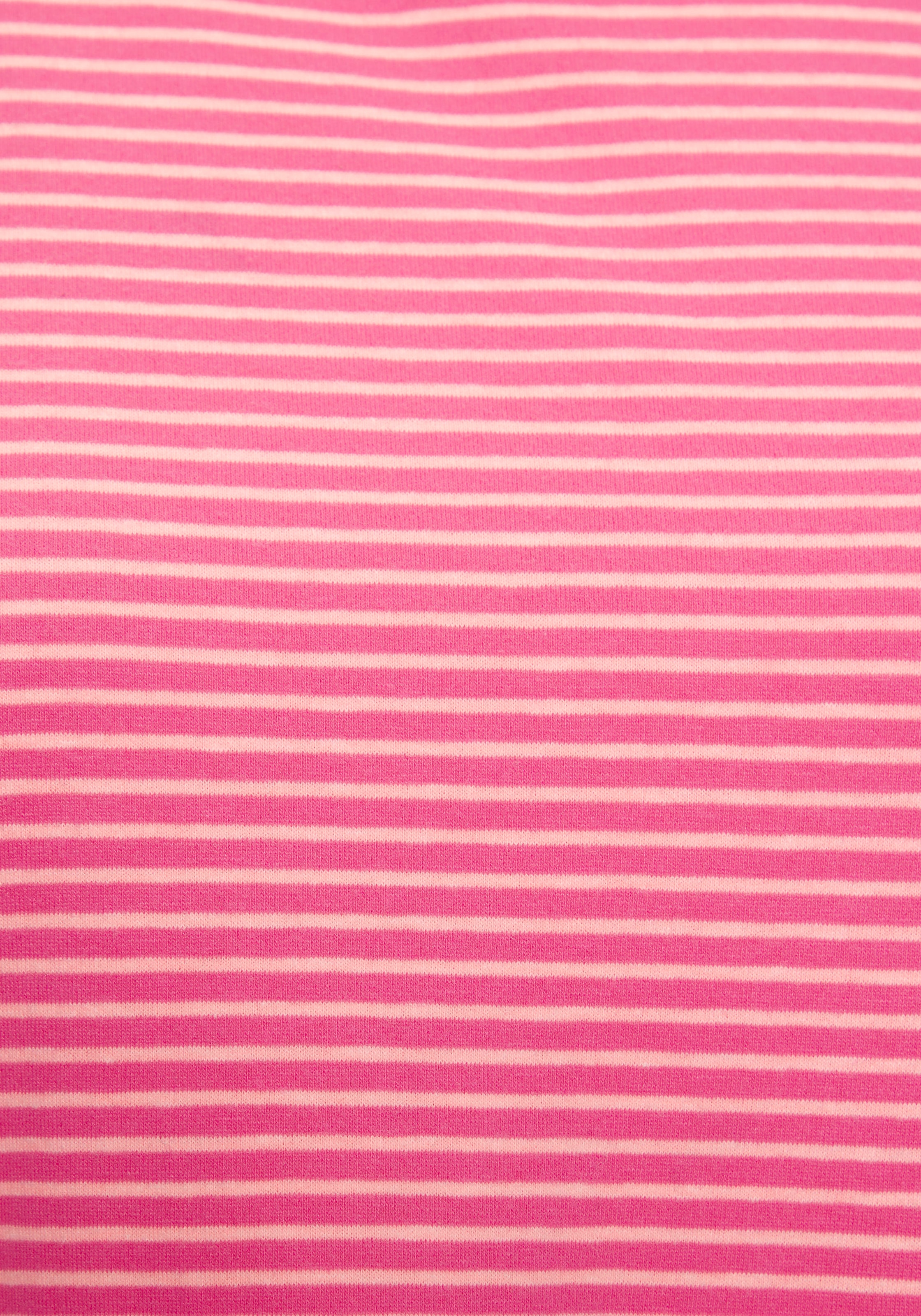 Elbsand 3/4-Arm-Shirt »Veera«, mit Logoprint und überschnittenen Schultern, lässiges Shirt