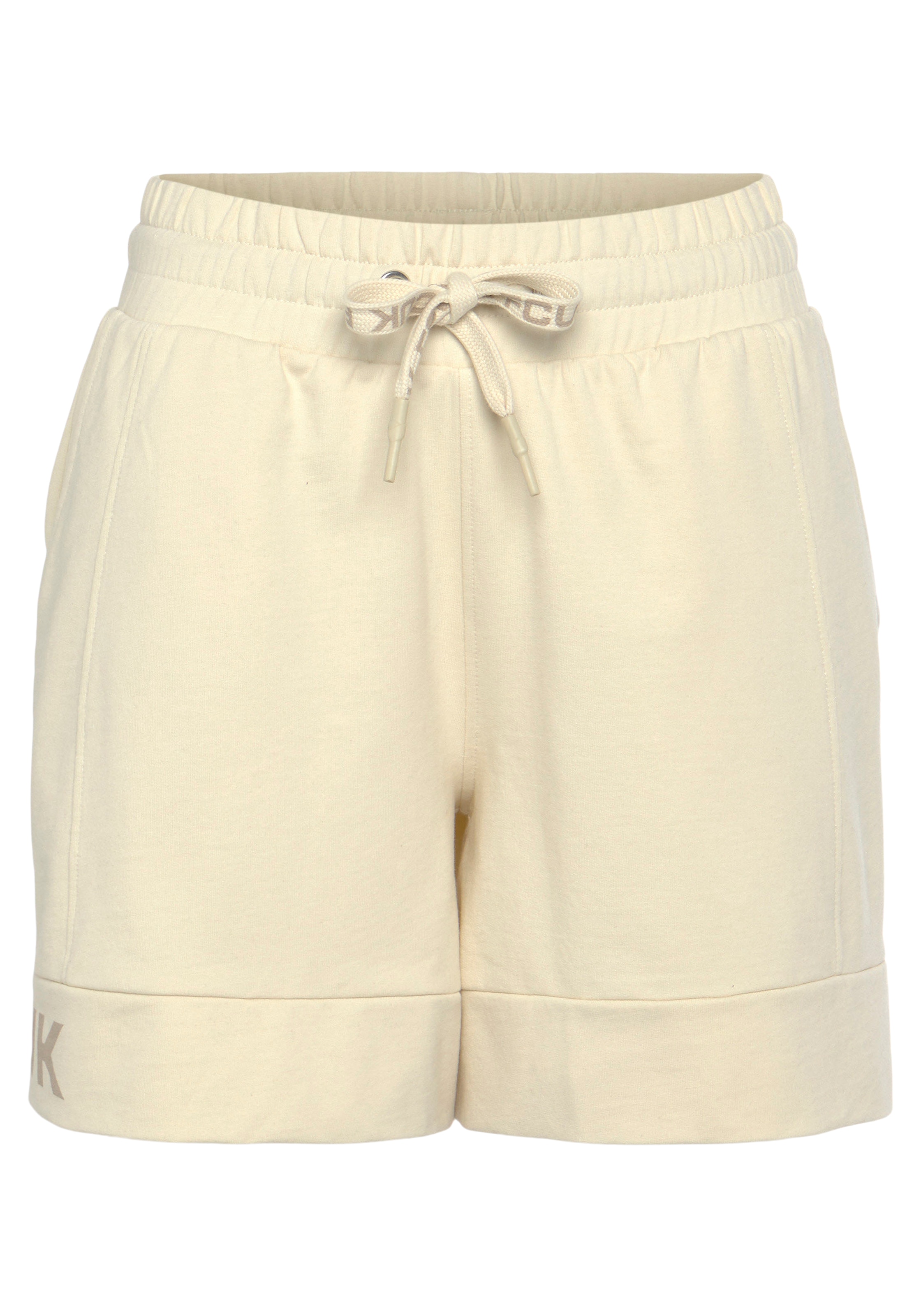 FCUK Sweatshorts, mit Längsteilungsnaht und Logoschriftzug, Loungewear