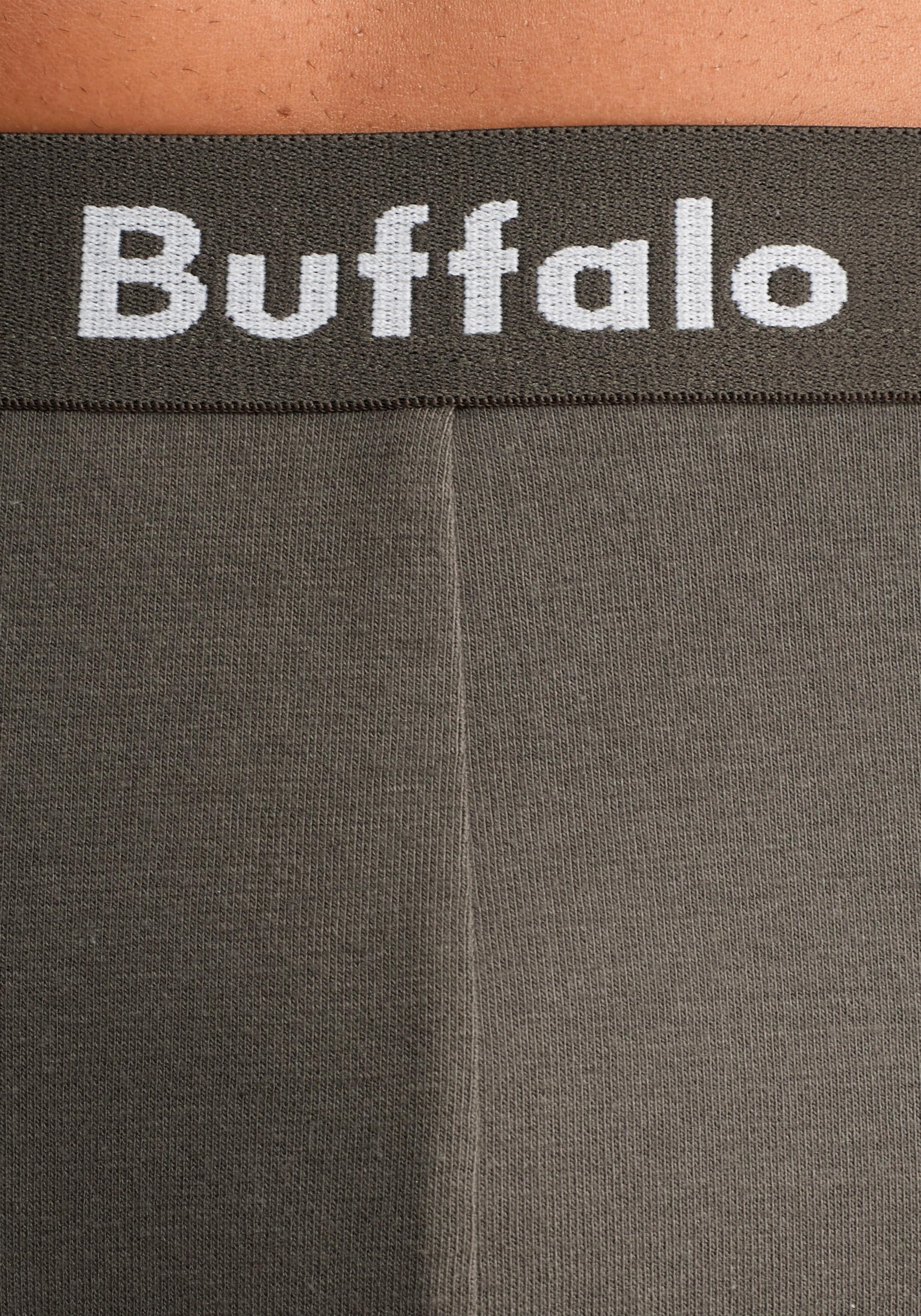 Buffalo Hipster, (Packung, 3 St.), knapp sitzende Boxershorts aus Baumwollmischung