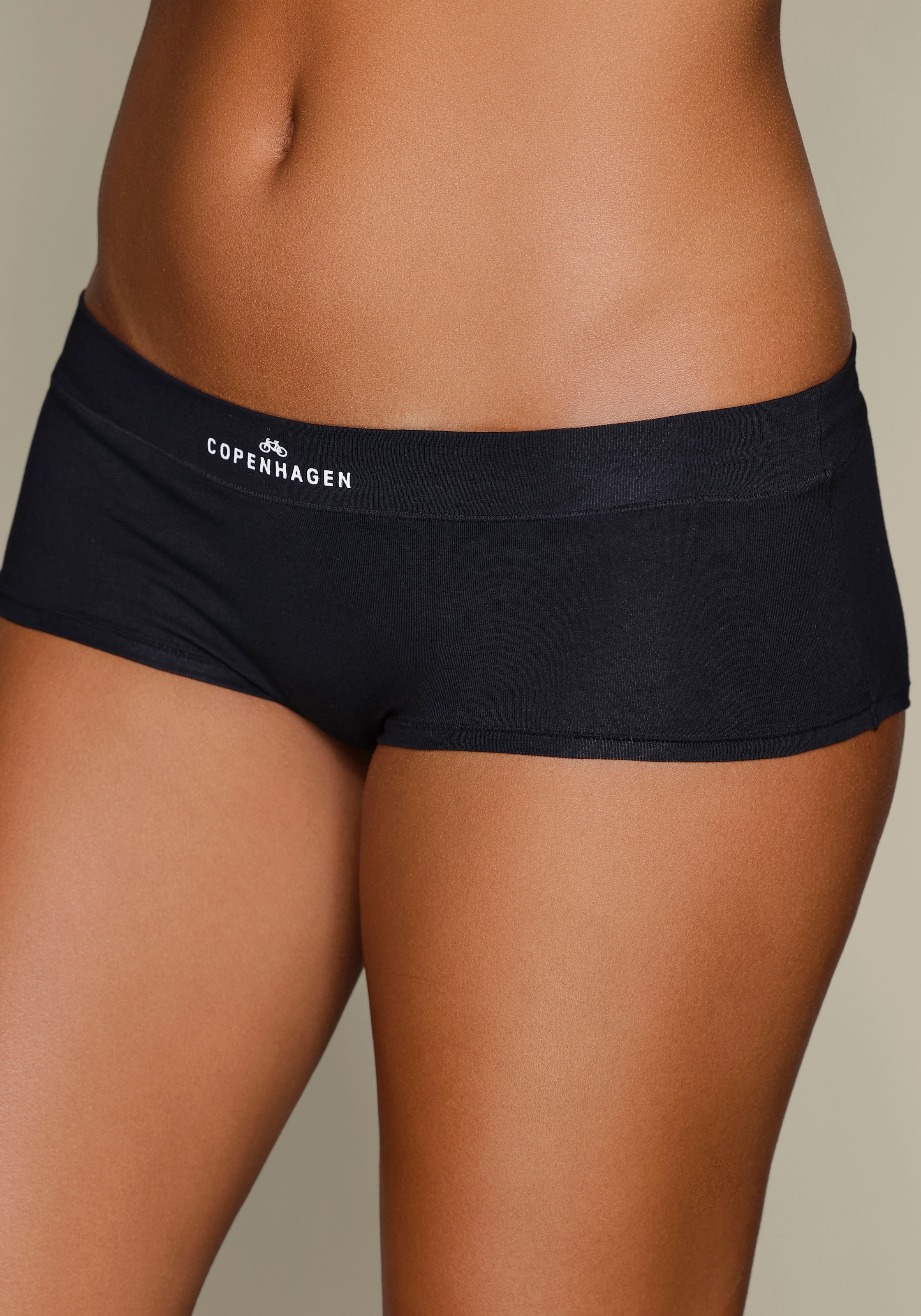 Copenhagen Studios Panty »mit Logodruck am Bund«, (3er-Pack), aus softer Bio-Baumwollqualität