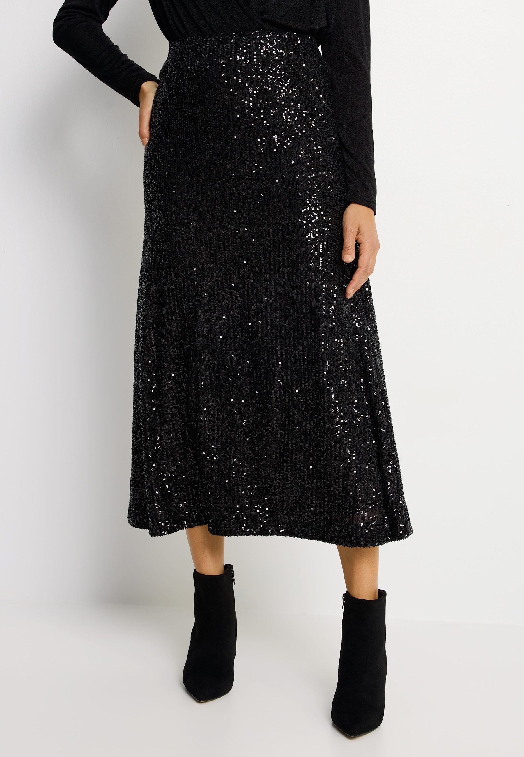 LASCANA Paillettenrock