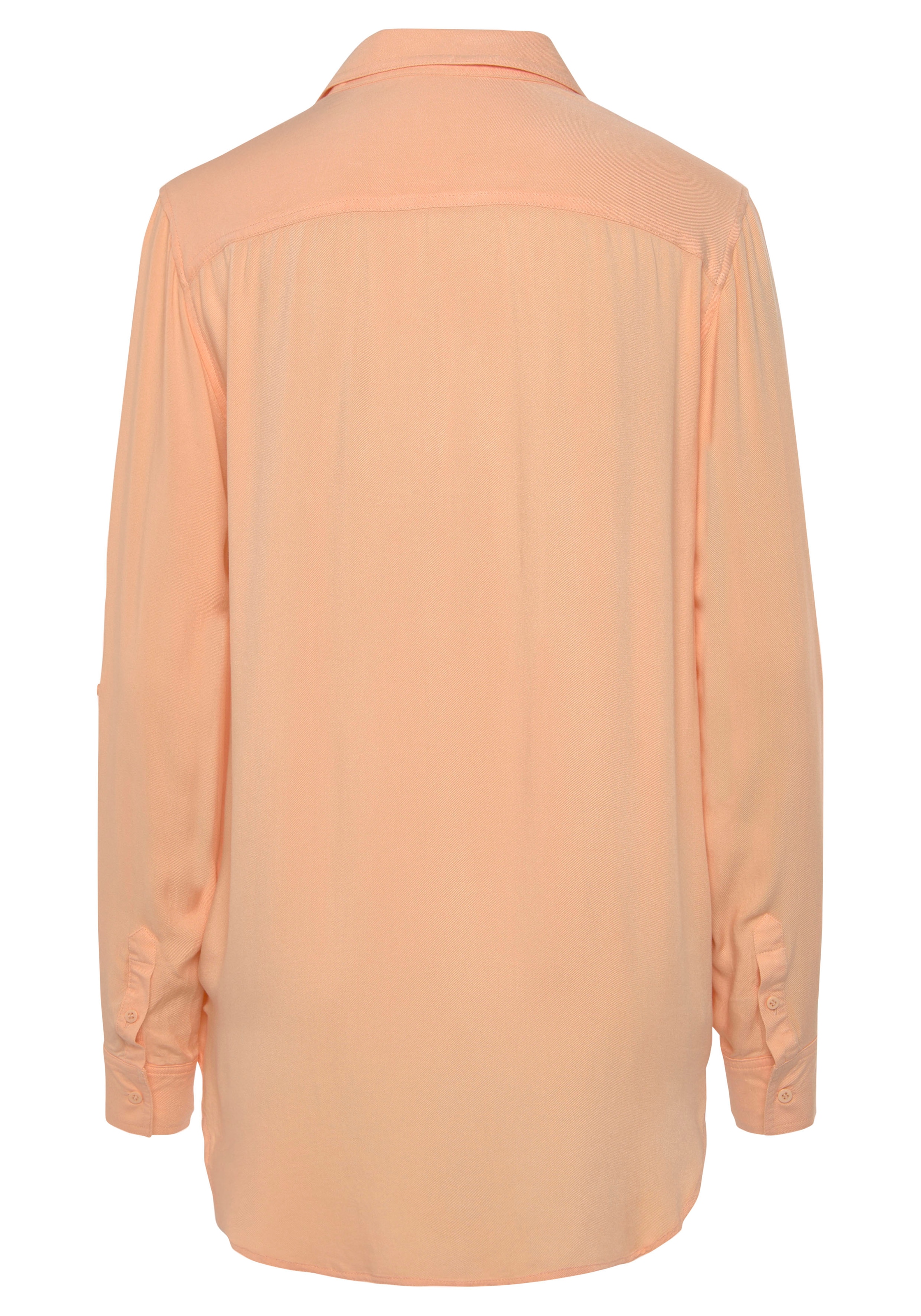 Vivance Hemdbluse, aus softer Lyocellqualität, luftige Damenbluse, casual-chic