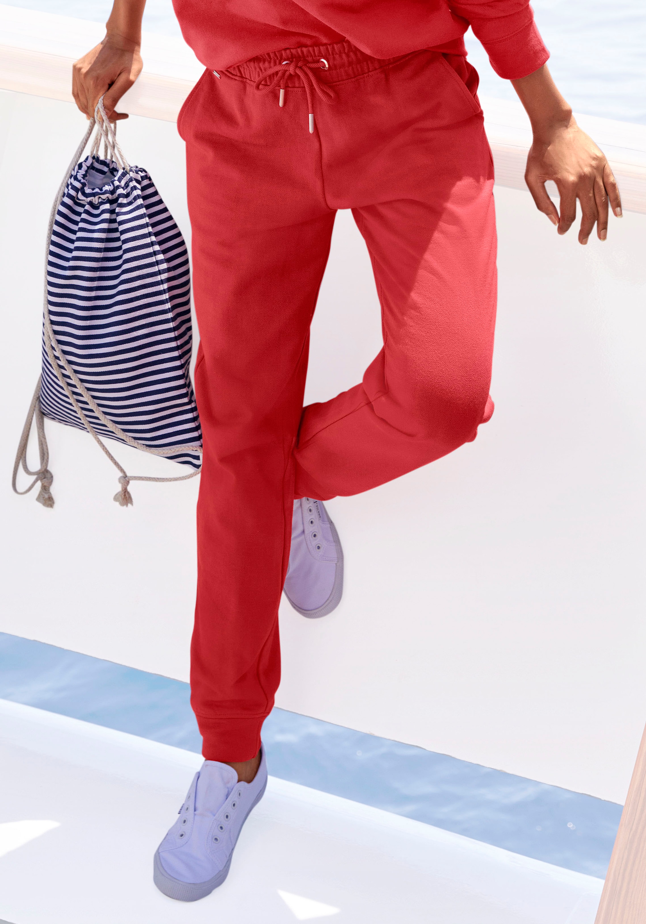 H.I.S Relaxhose, im maritimen Stil, Loungeanzug