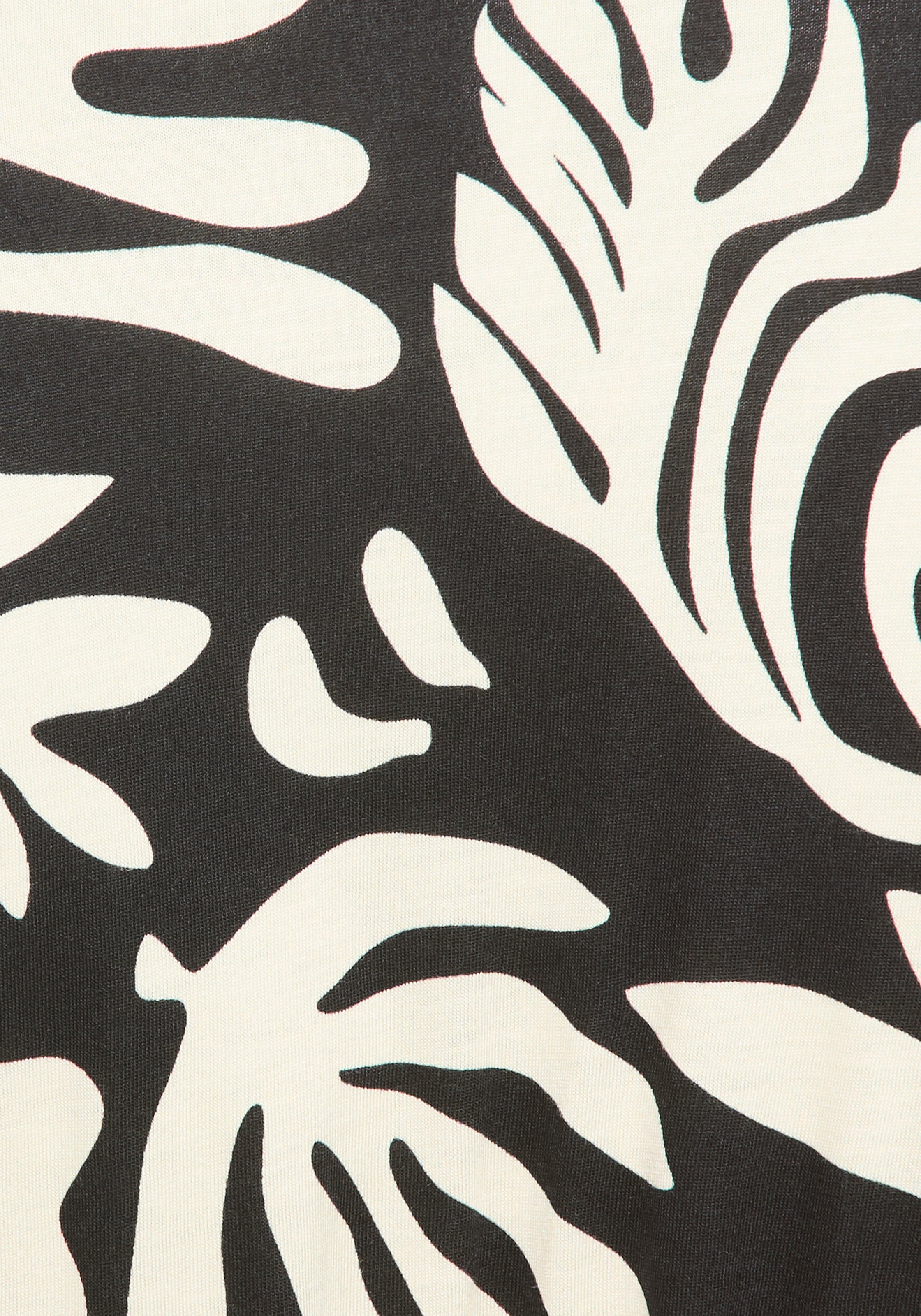 French Connection Kimono 1-teilig,  im zeitlosen Schwarz-Weiß-Look