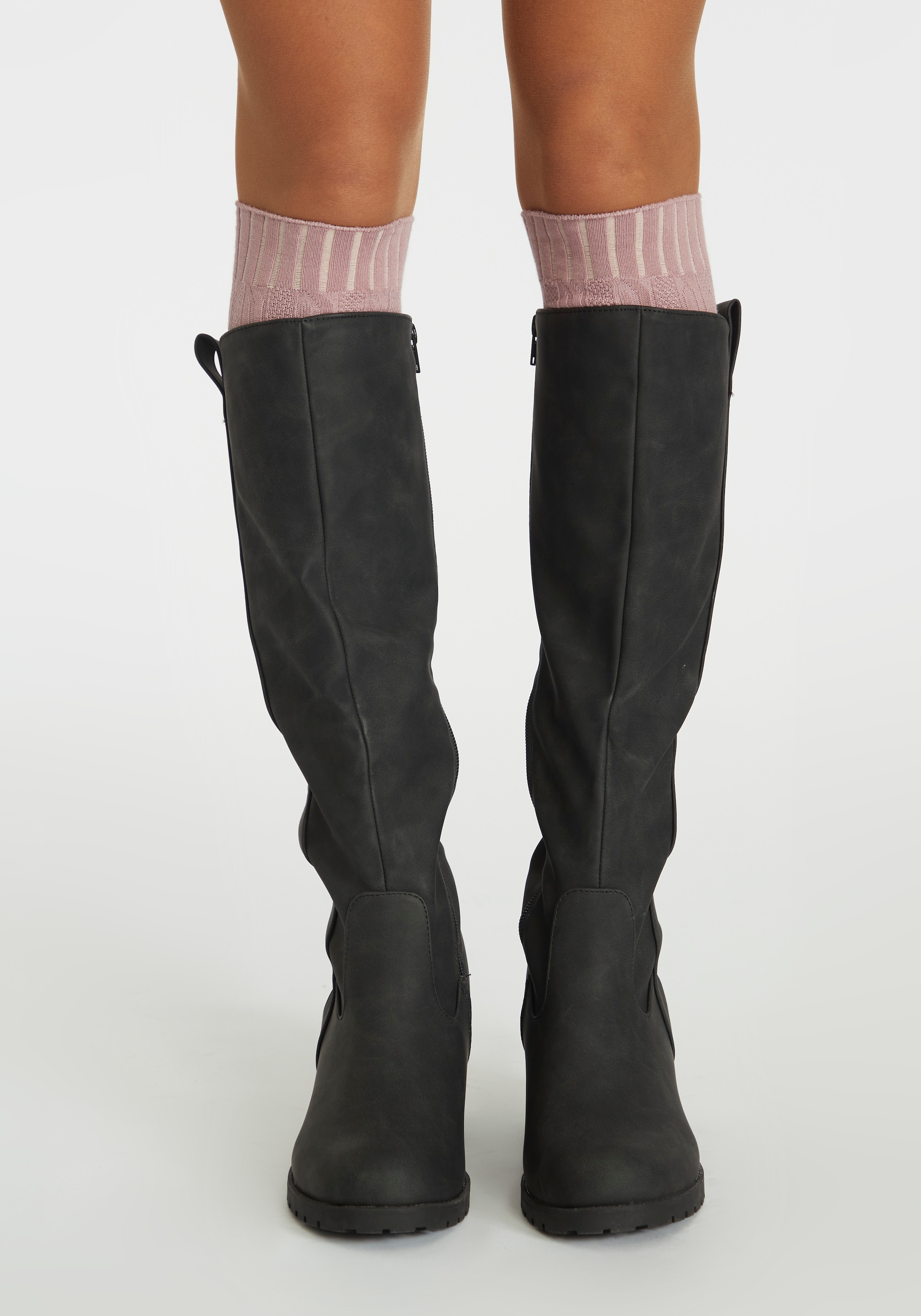 Lavana Stulpensocken, (Packung, 3 Paar), für Stiefel und Boots